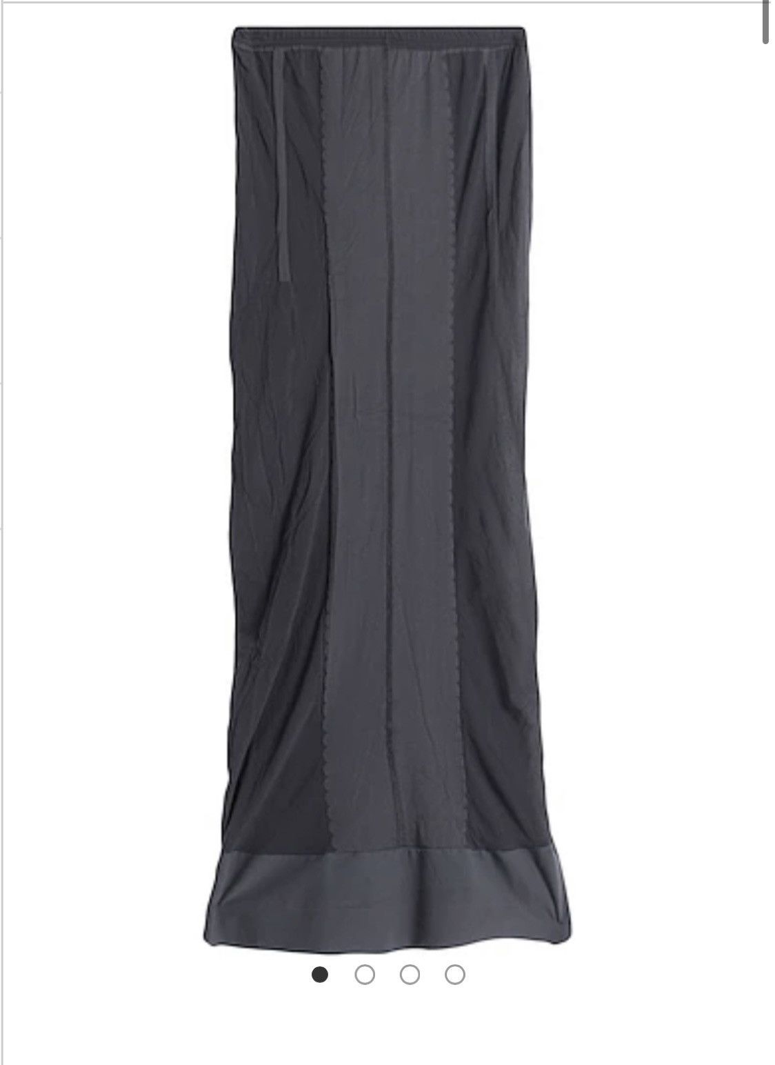 Acne Studios purple grey nylon skirt