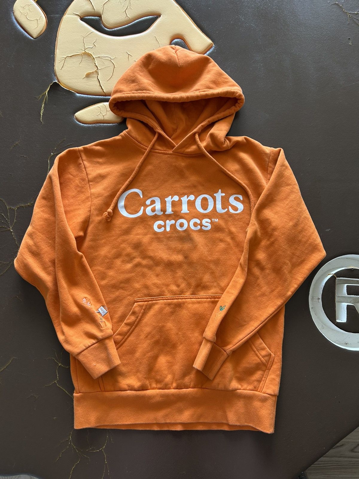 Carrots by Anwar Carrots Crocs X Carrots Collab Hoodie Orange With Embroidery Size US S / EU 44-46 / 1 - 1 Thumbnail