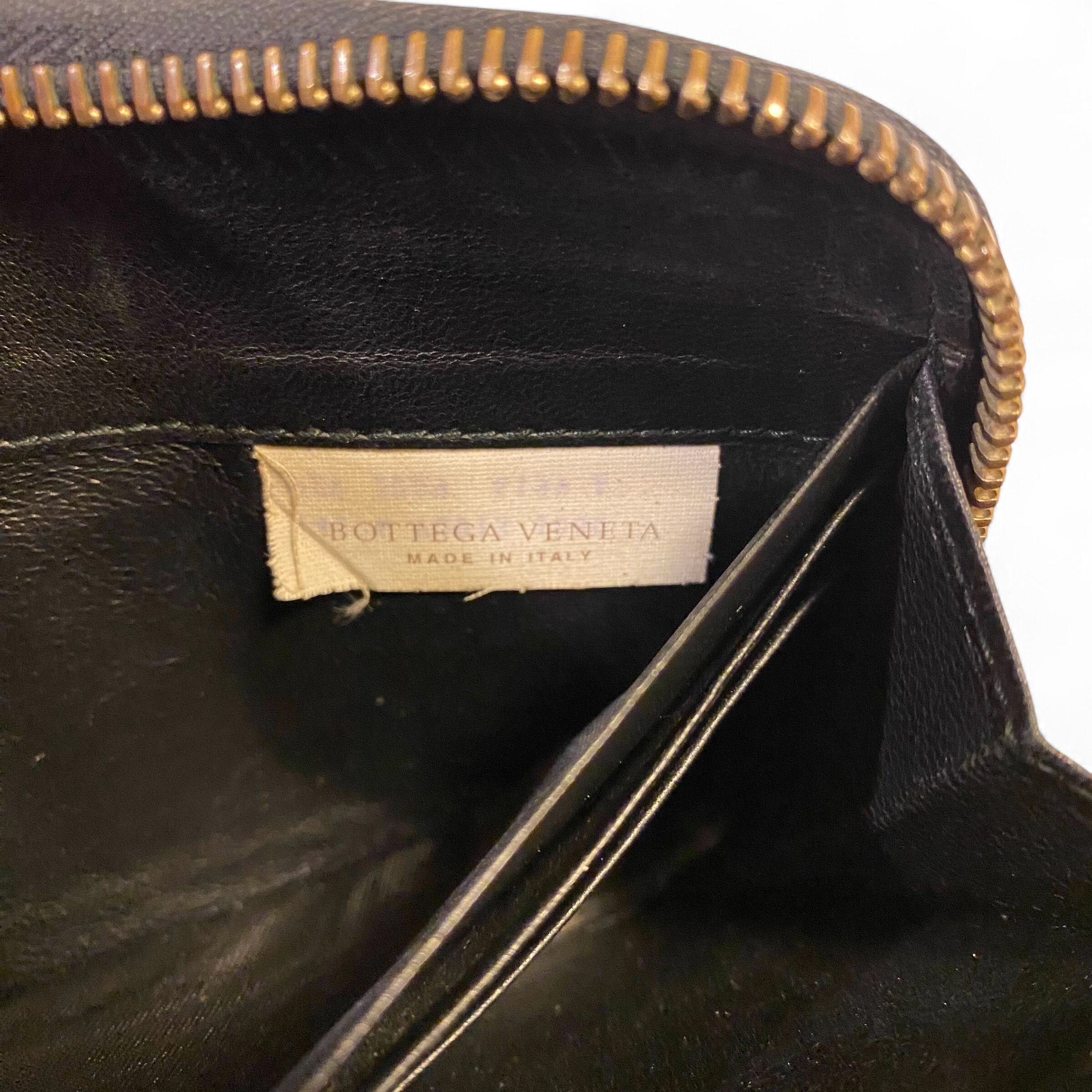 Bottega Veneta Bottega Veneta Intrecciato Long Wallet Round Zip Size ONE SIZE - 8 Thumbnail