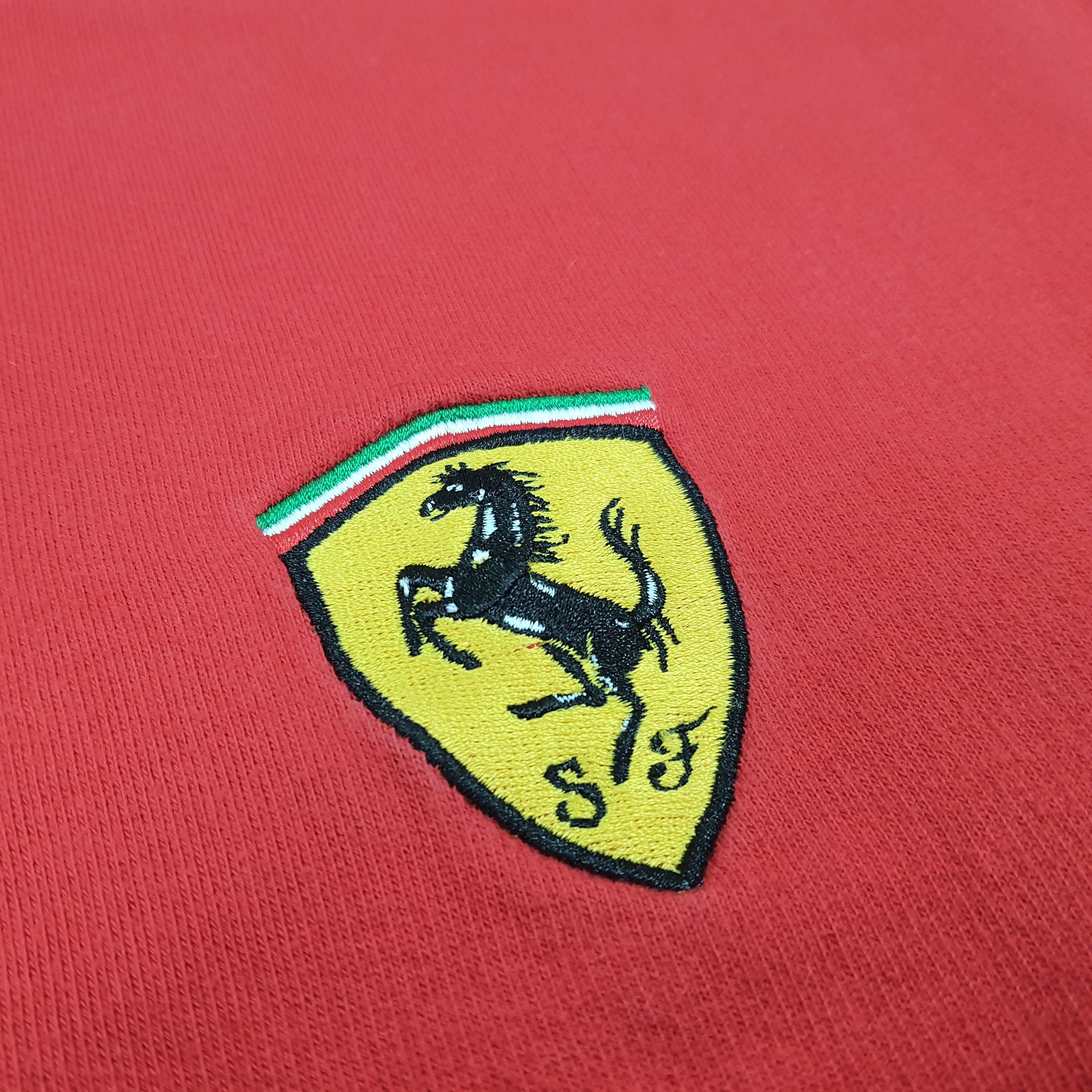 Ferrari Vintage Ferrari Embroidery Motorsports Sweatshirt C241N23 Size US L / EU 52-54 / 3 - 2 Thumbnail