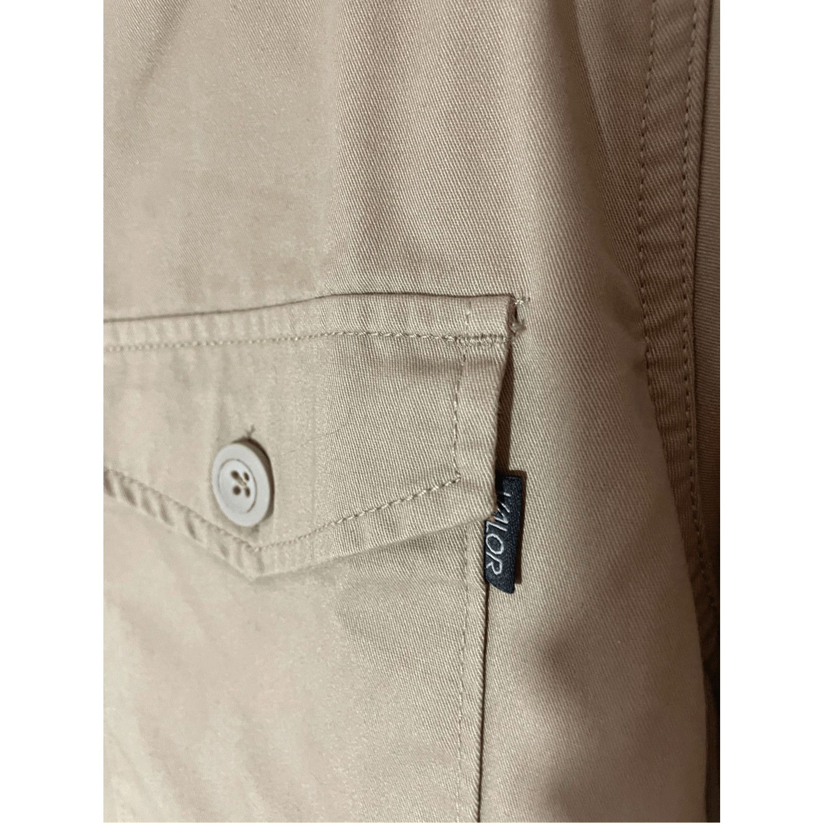 Valor Collective NWT Valor Men's Tan Trucker Plaid Lined Button Chore Jacket Size US L / EU 52-54 / 3 - 3 Thumbnail