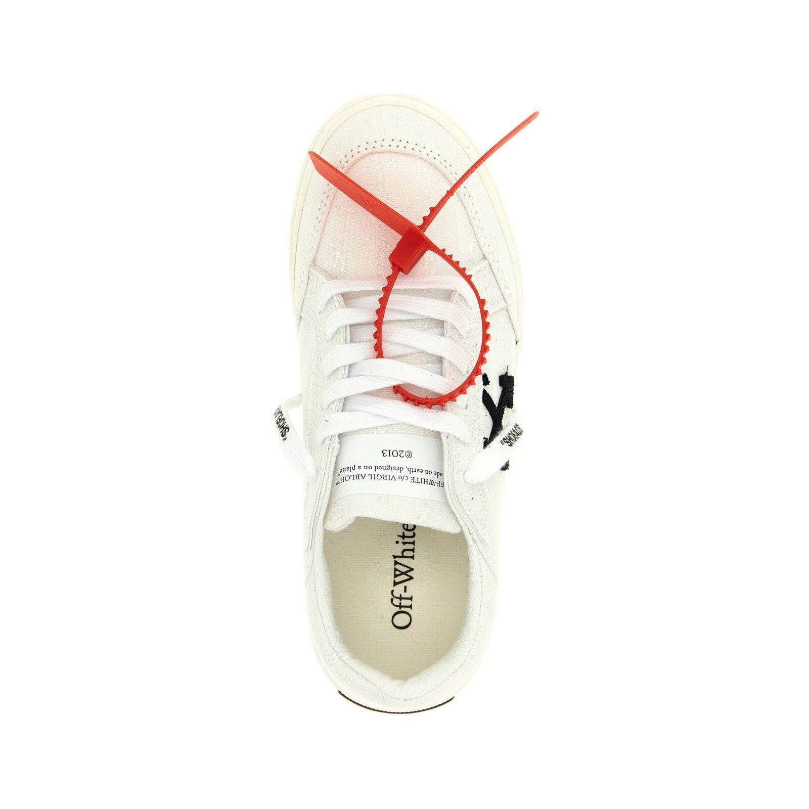 Off-White OFF-WHITE Vulcanized White Leather Sneakers New & Authentic Size US 9 / IT 39 - 5 Thumbnail