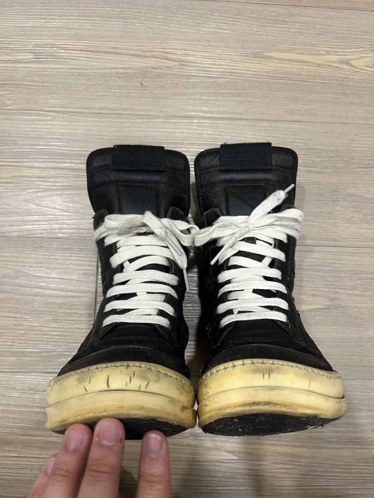 Rick Owens Rick Owens 2008 “Creatch” Blistered Leather Dunks Size US 6 / EU 39 - 8 Thumbnail