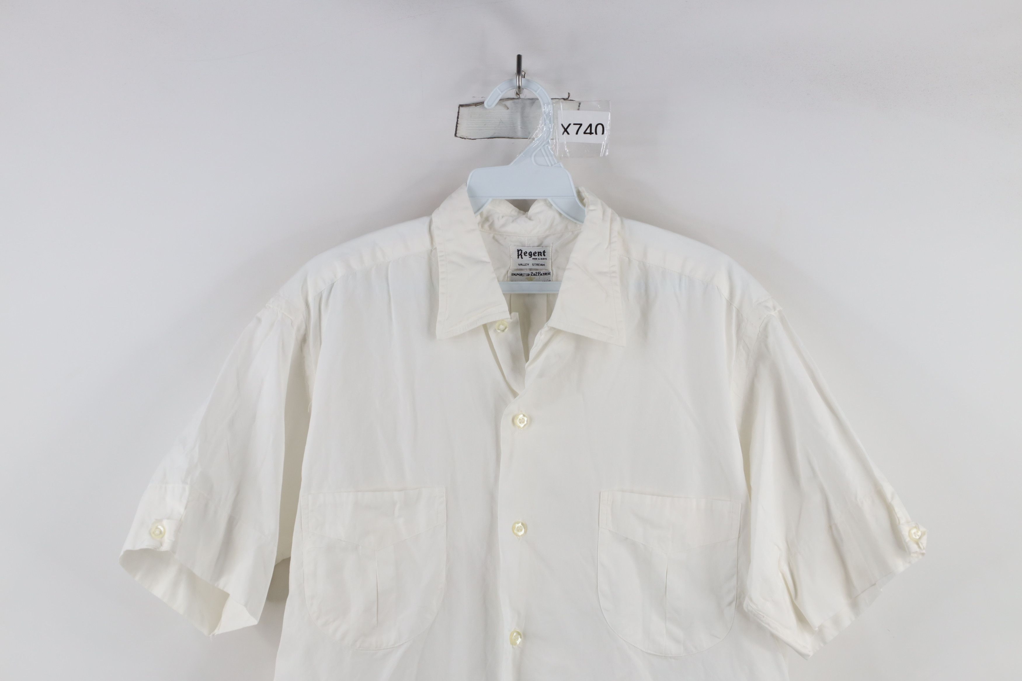 Vintage Vintage 50s Rockabilly Fabric Single Needle Button Shirt USA Size US XL / EU 56 / 4 - 2 Thumbnail