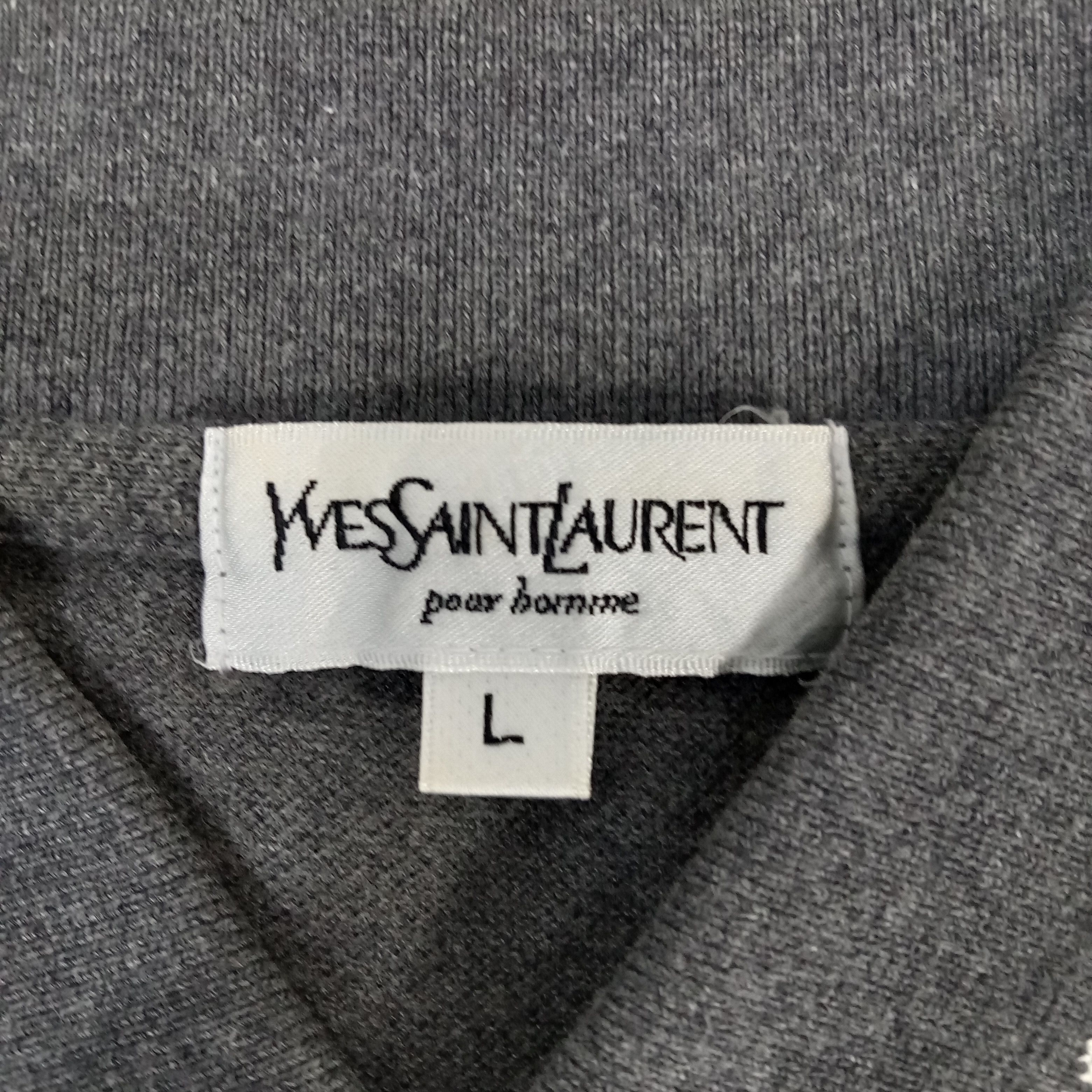 Vintage × Yves Saint Laurent Yves Saint Lauren Pour Homme Italian Brand Polos Size US M / EU 48-50 / 2 - 3 Thumbnail