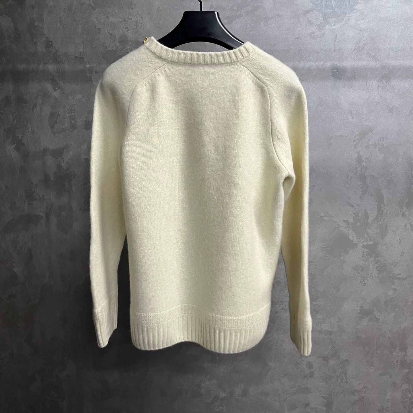 Dior Dior Latest Beige Chain Detail Wool Pullover Size US XL / EU 56 / 4 - 5 Thumbnail