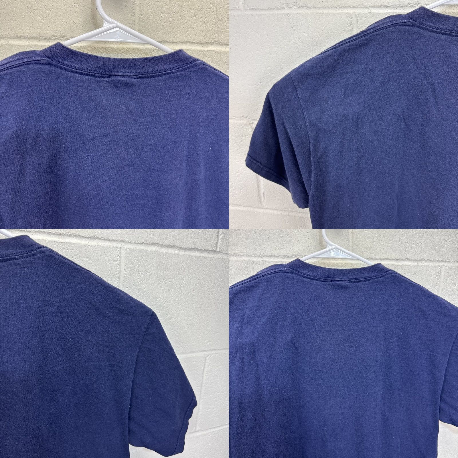 Delta VINTAGE Delta Bass Fishing Flag T-shirt Shirt Mens L Blue Graphic Print Distressed Size US L / EU 52-54 / 3 - 9 Thumbnail