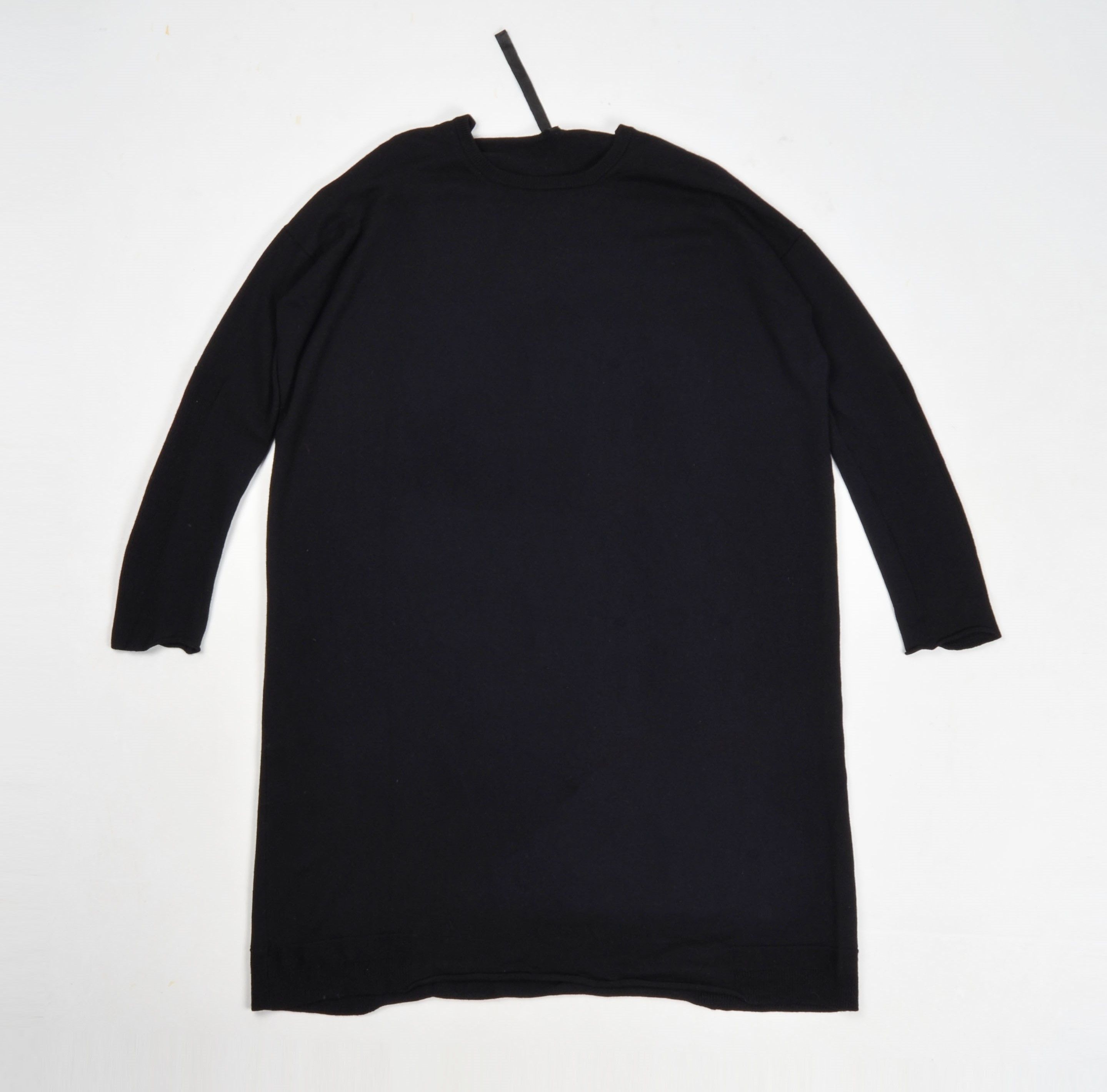 Japanese Brand × Vintage Serien Umerica Avant Garde Wool Black Oversized Dress Size M / US 6-8 / IT 42-44 - 4 Thumbnail