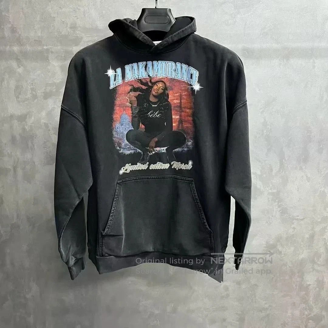 Balenciaga balenciaga black graphic oversized hoodie. Size US M / EU 48-50 / 2 - 1 Thumbnail