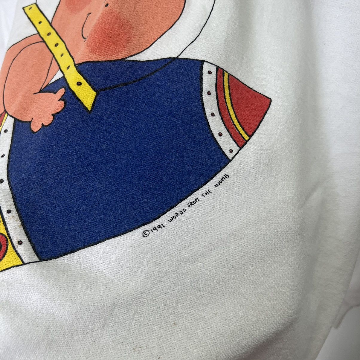 Vintage Vintage Words From The Womb Sweatshirt Size US XL / EU 56 / 4 - 3 Thumbnail