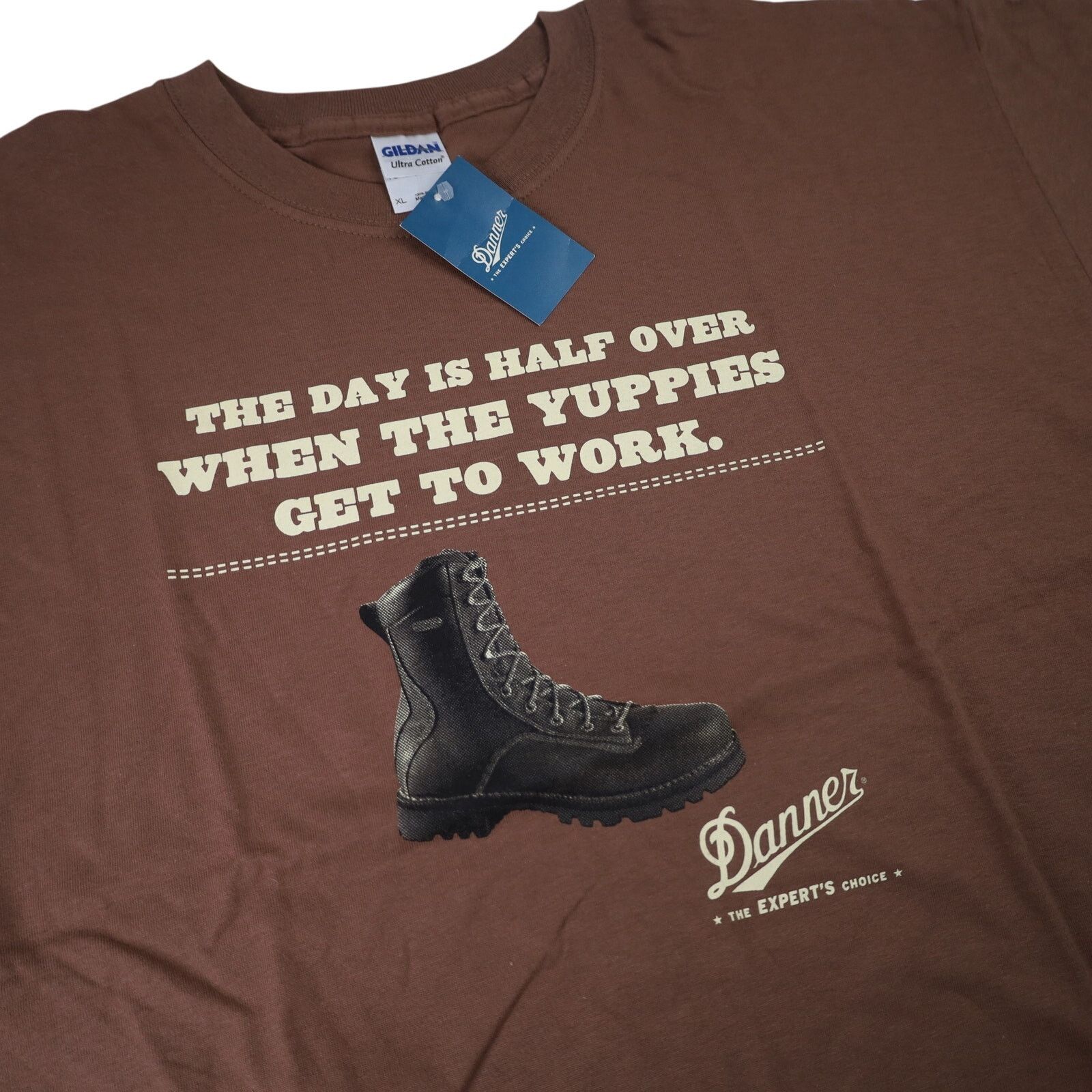 Danner × Vintage NWT Danner Boots Graphic T Shirt Size US XL / EU 56 / 4 - 4 Thumbnail
