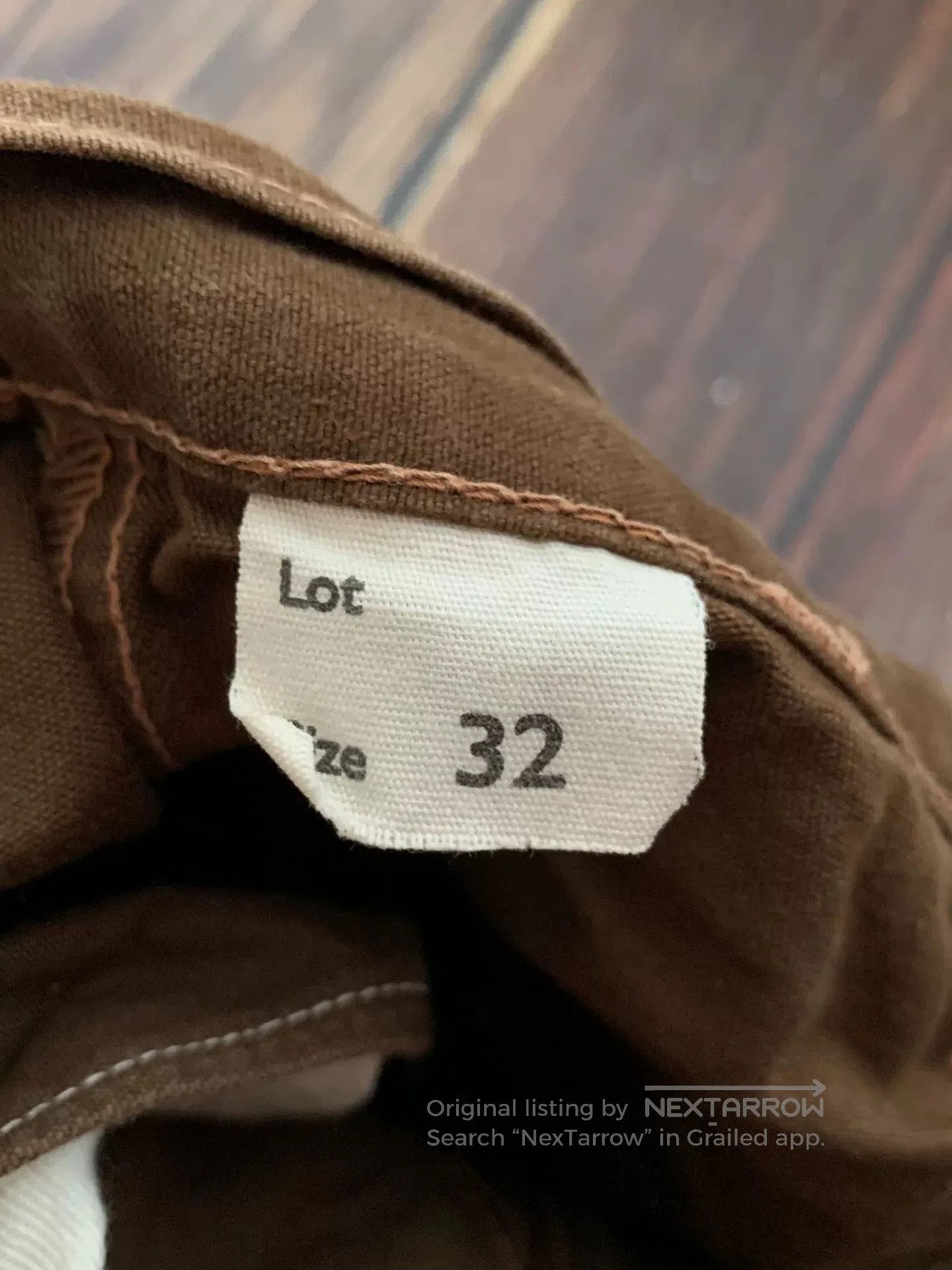 The Real McCoy's Joe McCoy Cargo Shorts in Khaki Color. Size US 32 / EU 48 - 6 Thumbnail