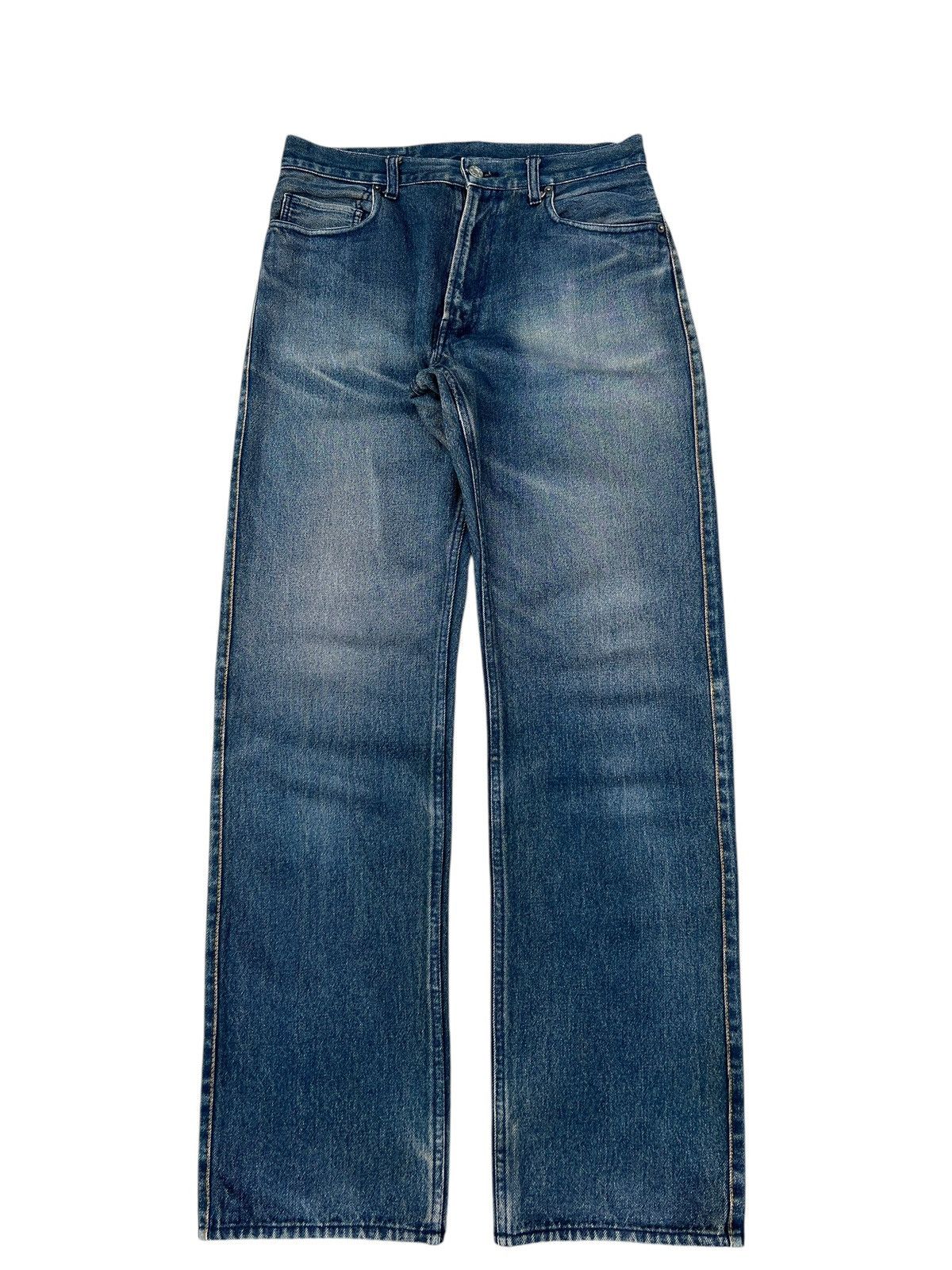 PPFM Vintage PPFM Faded Denim Regular Jeans Size US 31 - 1 Thumbnail