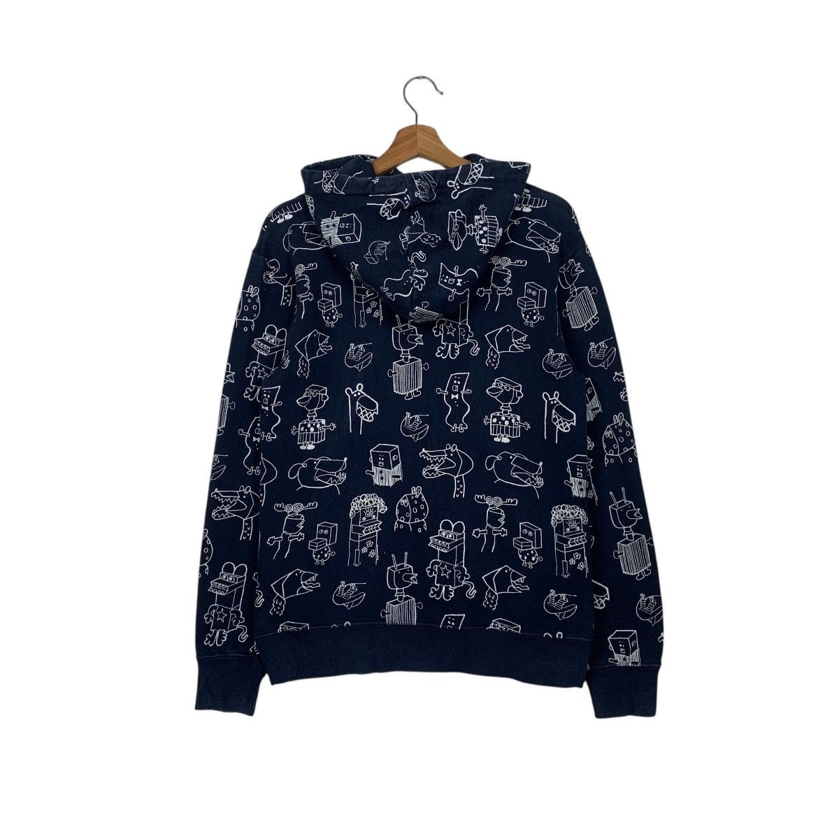 Japanese Brand Japanese Brand Graniph Fullprint Pullover Hoodie Size US M / EU 48-50 / 2 - 7 Thumbnail
