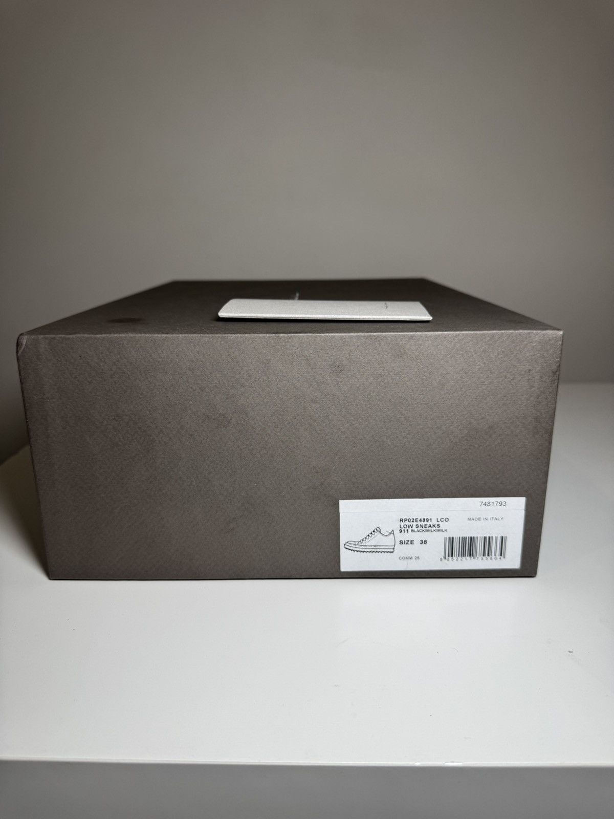 Rick Owens Rick Owens ramones low Size US 7 / IT 37 - 9 Thumbnail