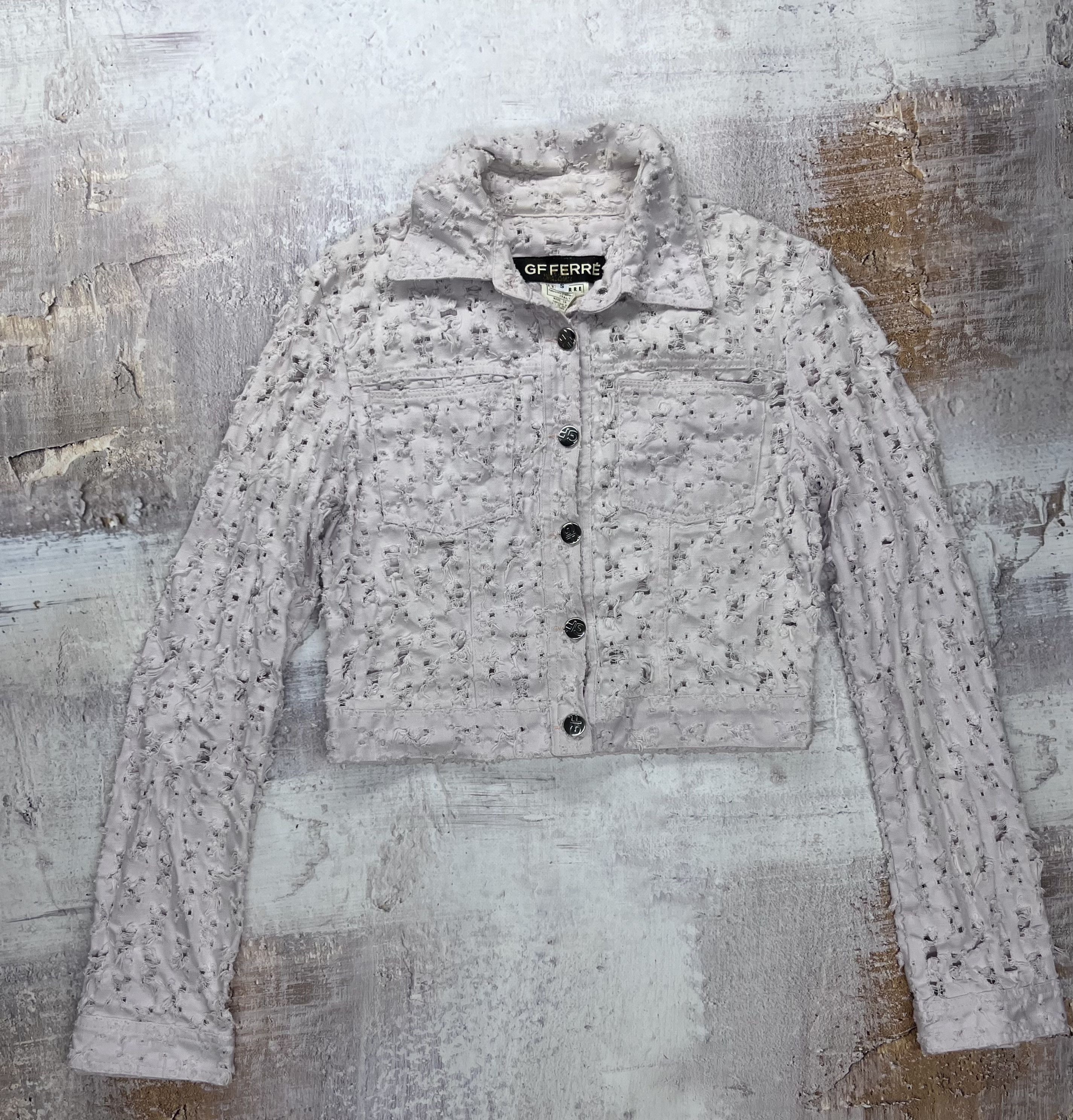 GF Ferre Gianfranco Ferre Vintage Mesh Jacket Women’s Size S Size S / US 4 / IT 40 - 1 Thumbnail