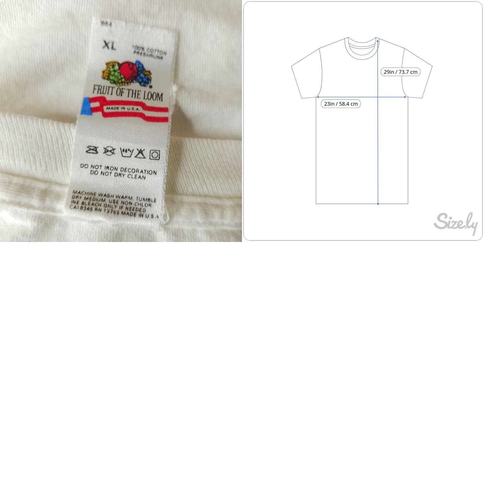 Fruit Of The Loom VINTAGE Brigham Young University T Shirt Mens XL White 90s 1992 Made In USA Size US XL / EU 56 / 4 - 8 Thumbnail