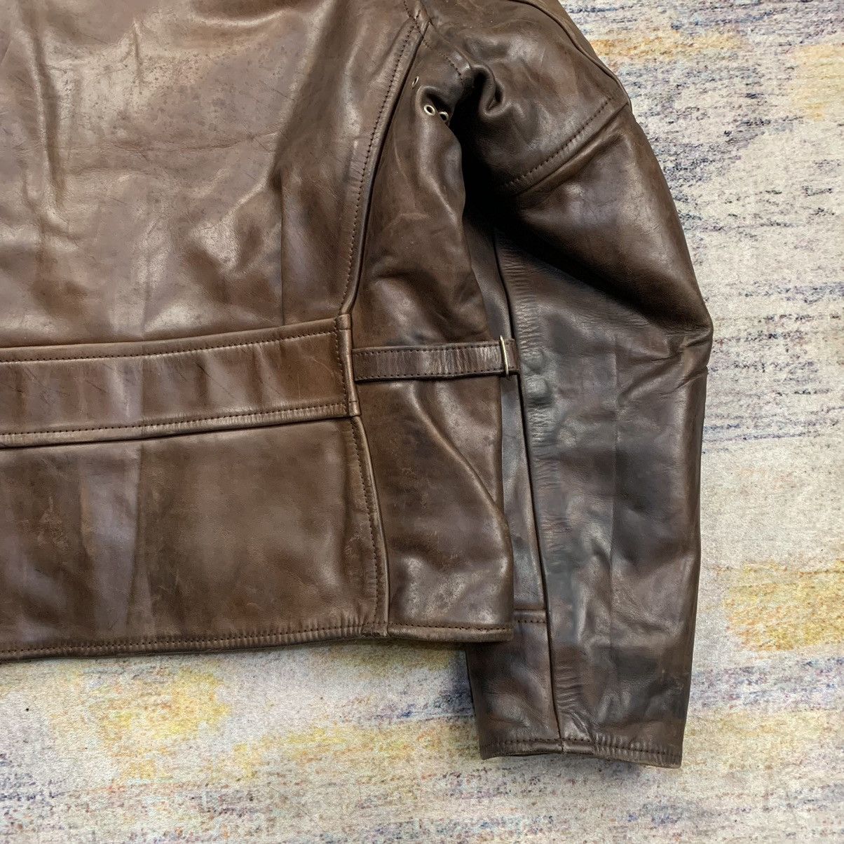 Aero Leathers × Kadoya × Vintage Vintage Aero leather single riders leather jacket Size US XS / EU 42 / 0 - 7 Thumbnail