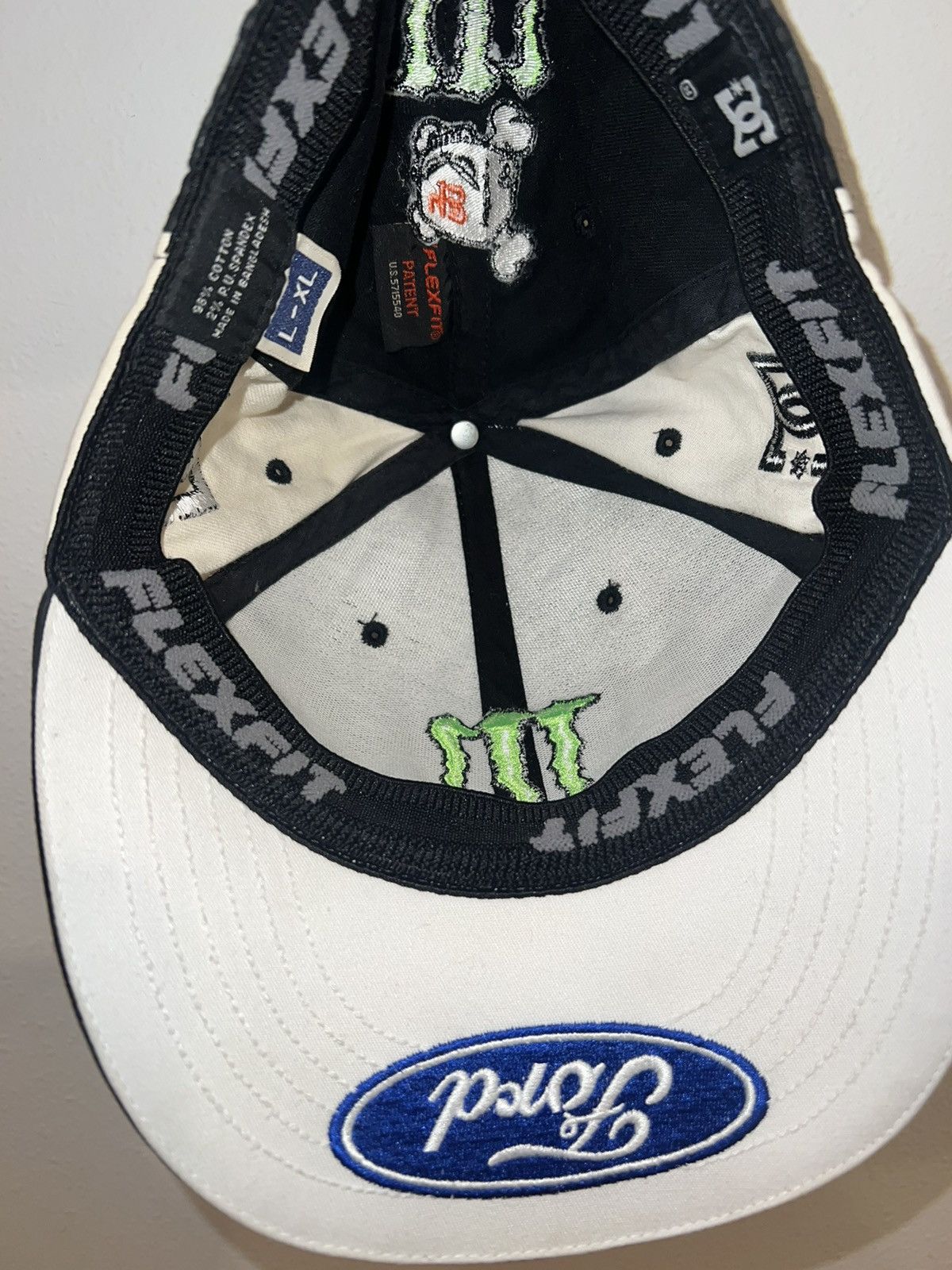 Vintage Vintage Ken Block 43 Pirelli DC Monster Energy Flex Fit Hat Size ONE SIZE - 6 Thumbnail