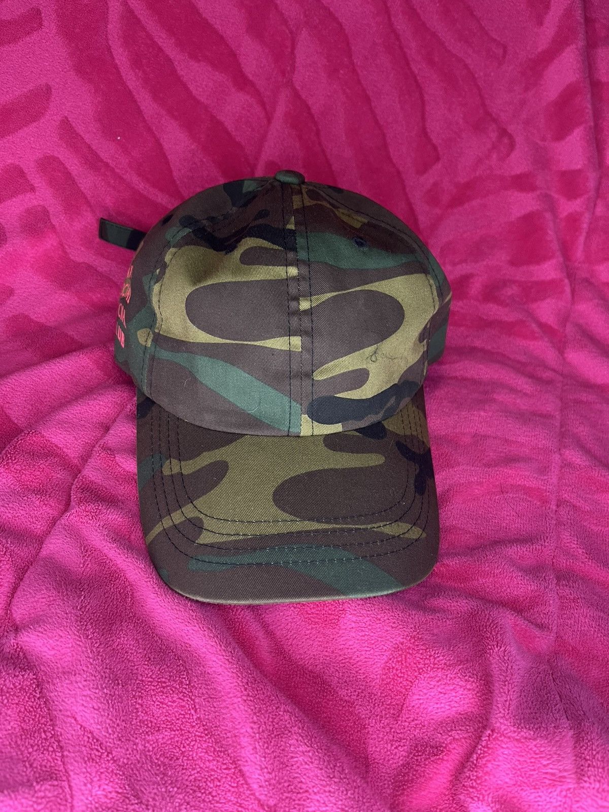 Anti Social Social Club ASSC Logo Camo Pink Logo Adjustable Classic Cap Size ONE SIZE - 2 Thumbnail