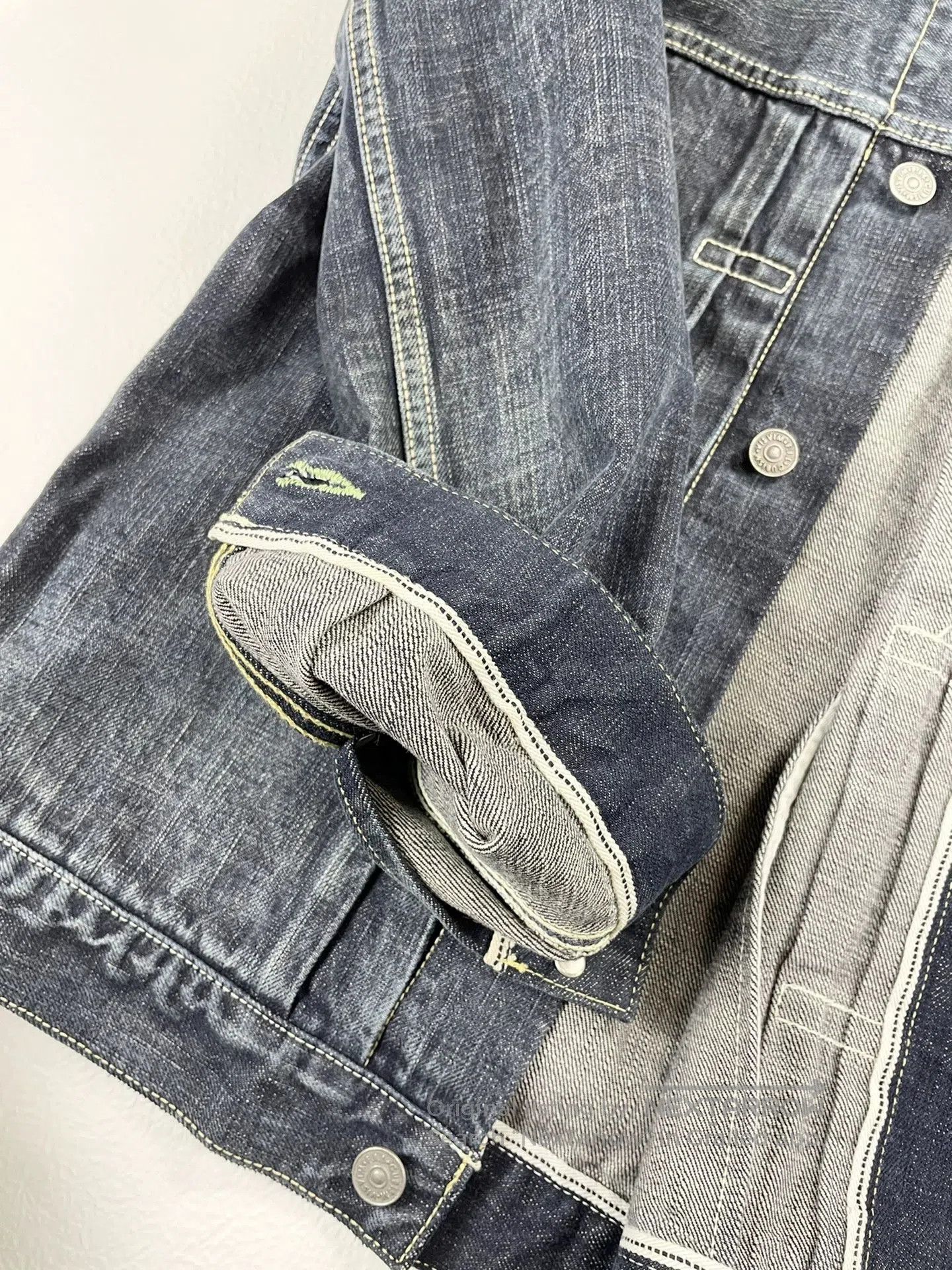 Visvim visvim damaged denim jacket in natural dye. Size US M / EU 48-50 / 2 - 5 Thumbnail