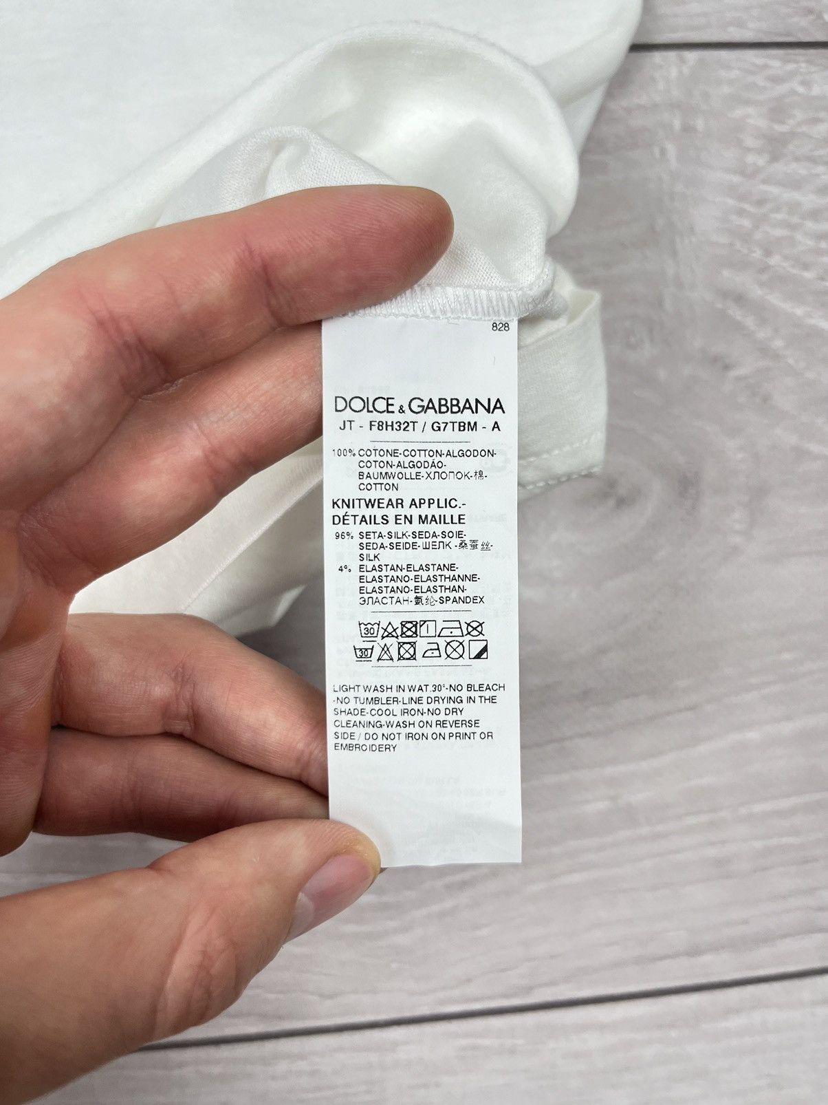 Dolce & Gabbana Dolce&Gabbana White Cotton Big Logo Womens T Shirt Size XS / US 0-2 / IT 36-38 - 10 Thumbnail