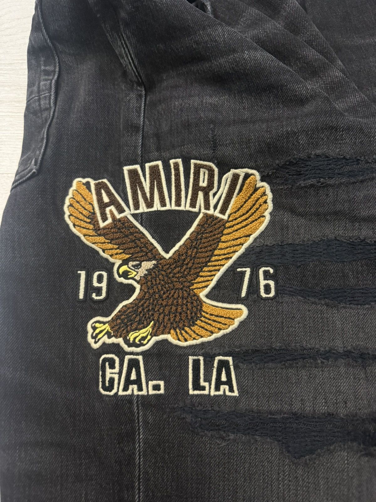 Amiri Amiri Varsity Eagle Logo Jeans Size US 36 / EU 52 - 5 Thumbnail