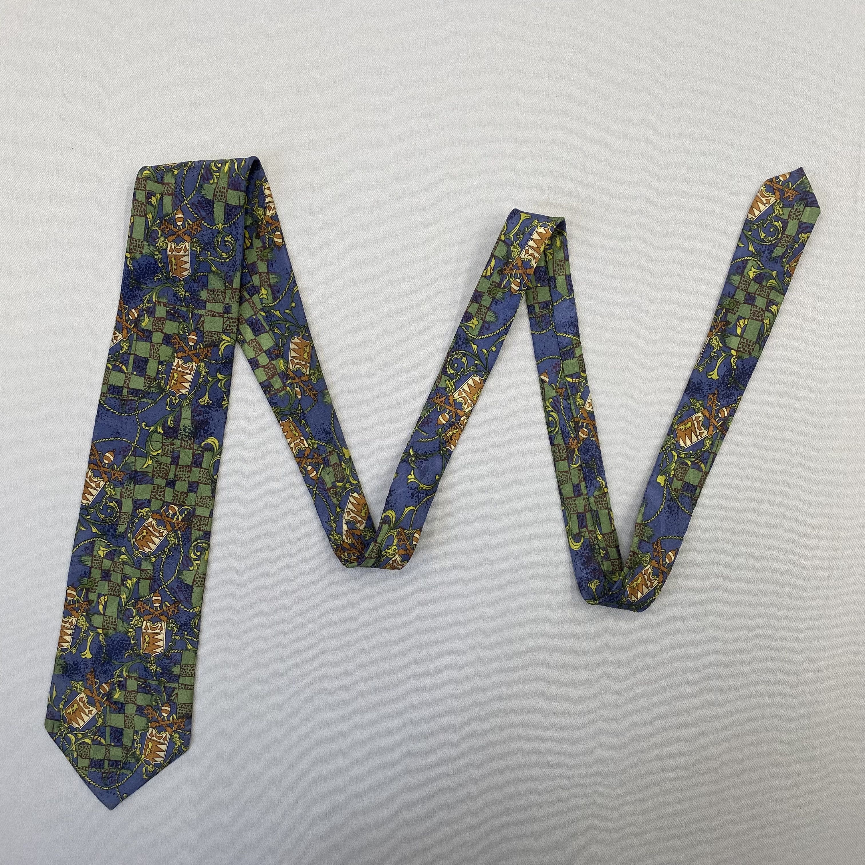 Carven Vintage Carven SILK Necktie Cravate Pure Silk Neck Tie Size ONE SIZE - 5 Thumbnail