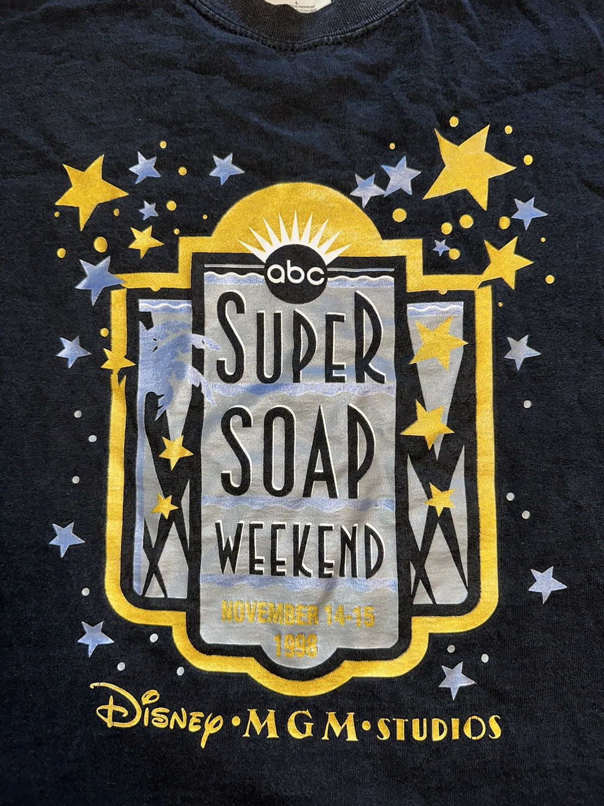 Disney × Vintage VTG 1998 ABC SUPER SOAP OPERA WEEKEND T SHIRT DISNEY WORLD-L Size US L / EU 52-54 / 3 - 2 Thumbnail