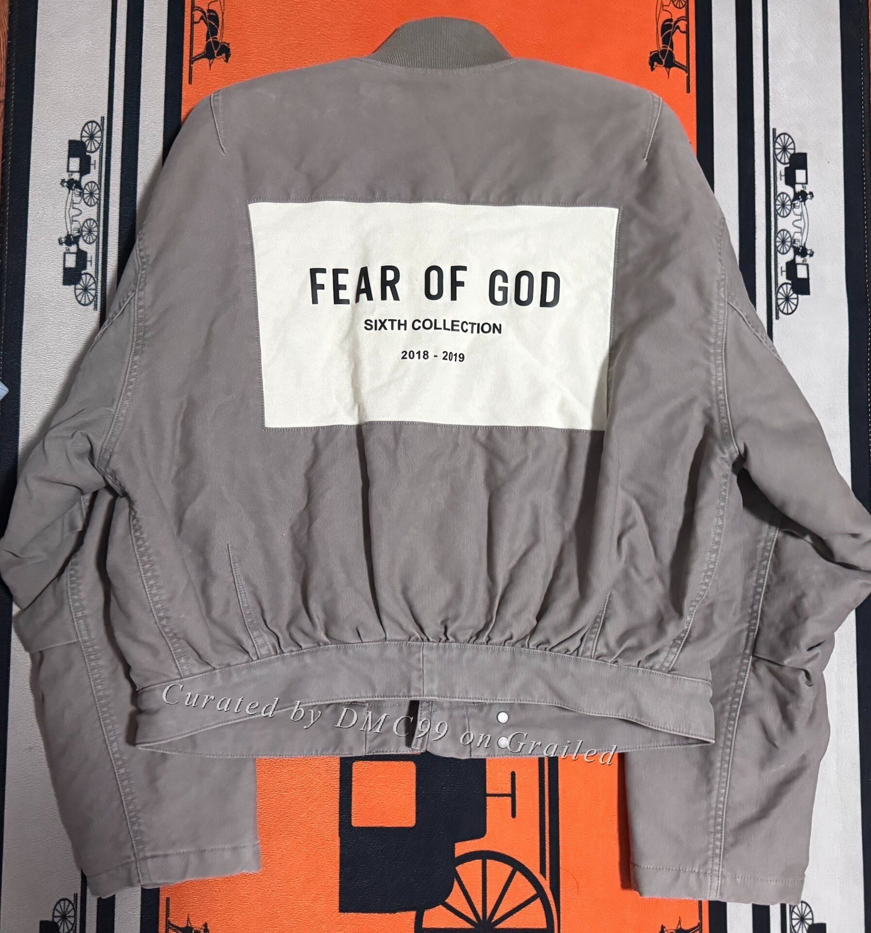 Fear of God Fear of God 6th Faux Fur God Grey Hoodie | Grailed