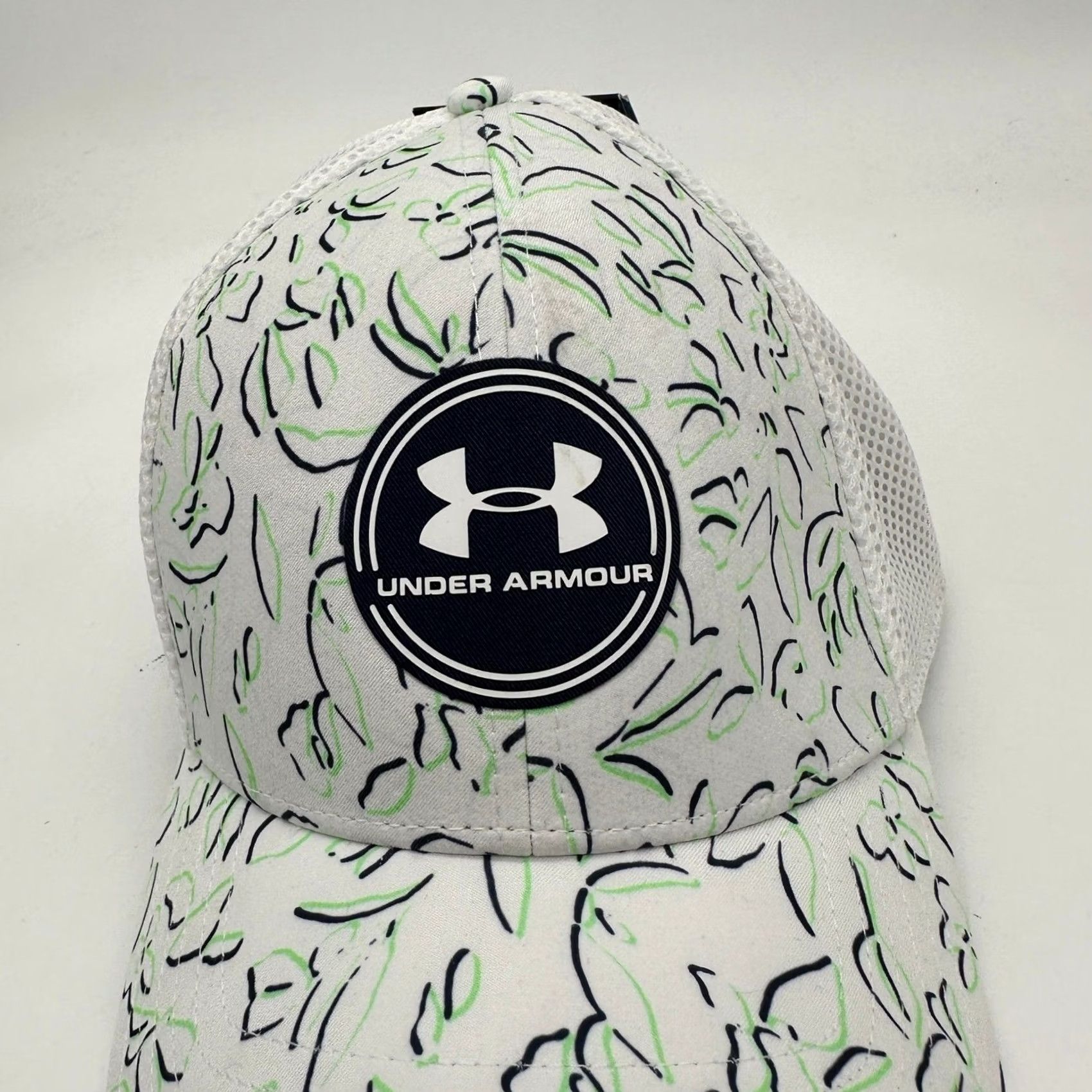 Under Armour Under Armour Golf Hats Men White Iso Chill Driver Classic Fit NEW Medium Large Adjustable Size ONE SIZE - 3 Thumbnail