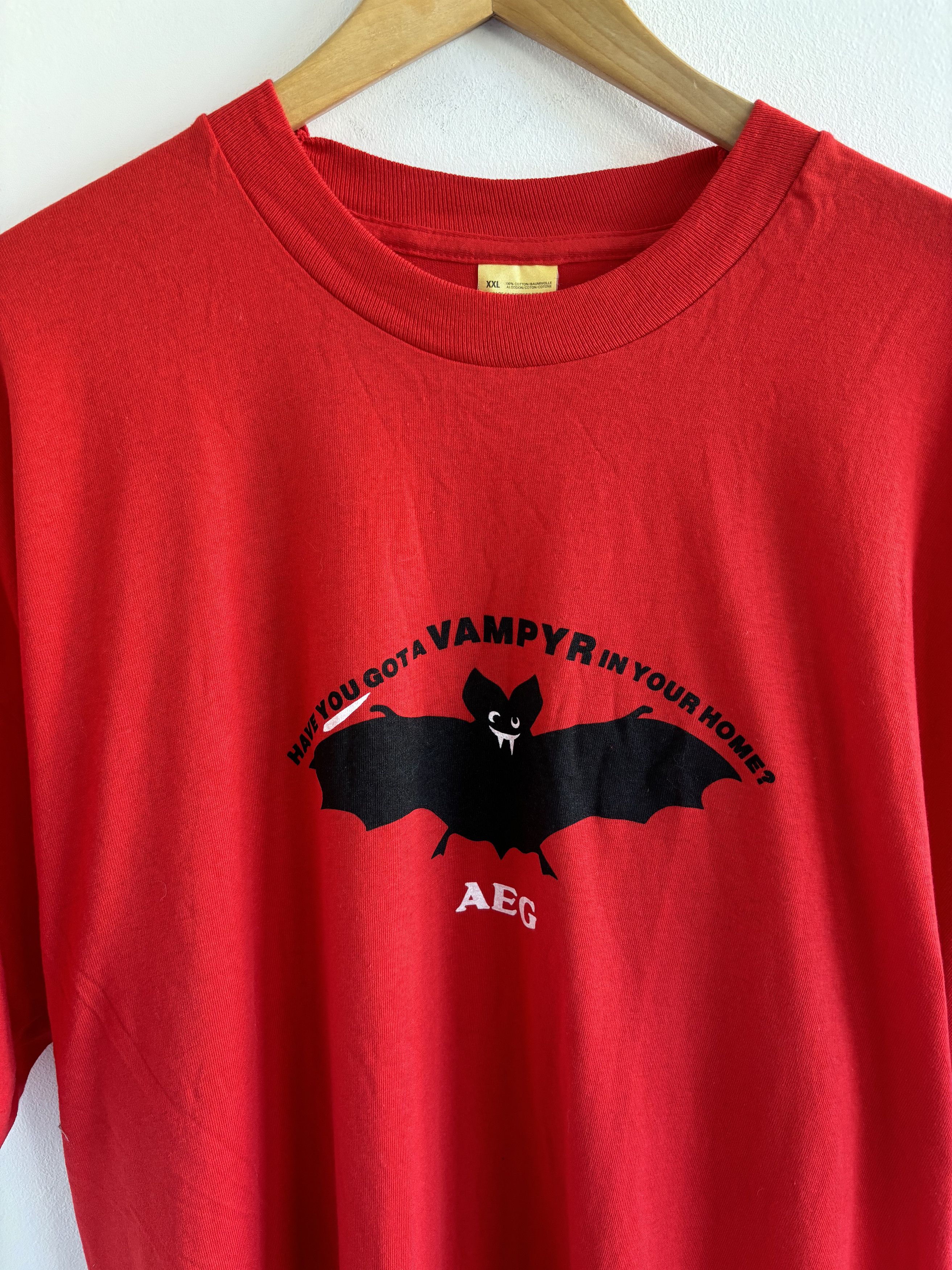 Vintage Vintage 80s Halloween Vampyr Bat Graphic Tee Size US XXL / EU 58 / 5 - 3 Thumbnail