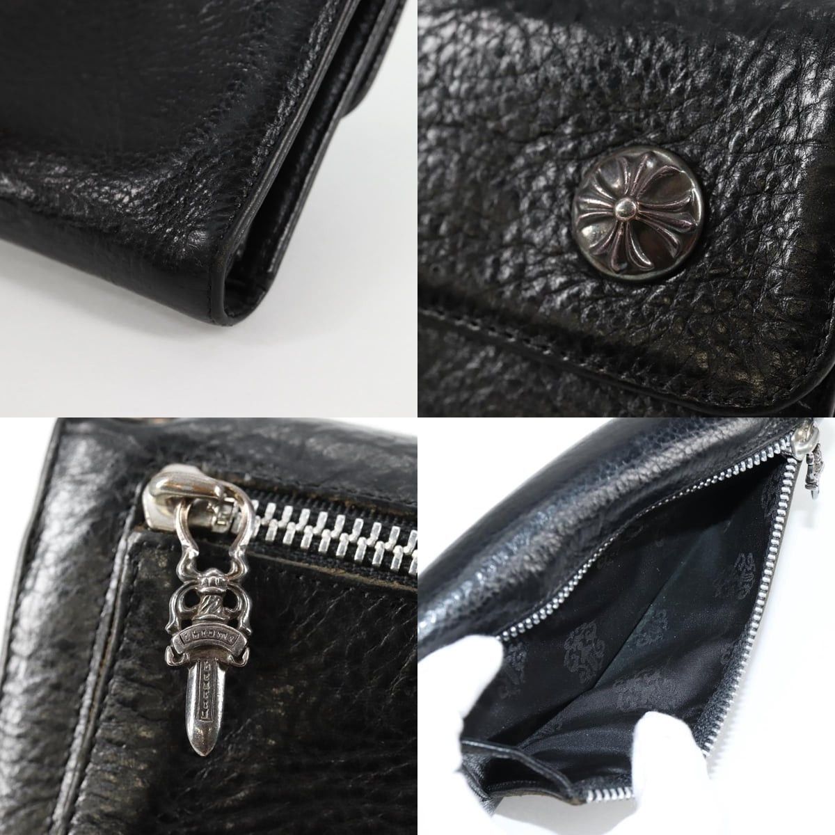 Chrome Hearts Chrome Hearts Wave Cross Ball Long Wallet Size ONE SIZE - 5 Thumbnail