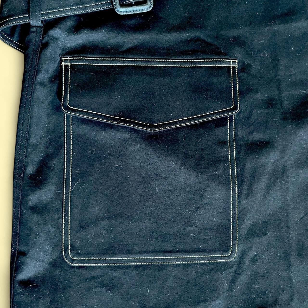 Helmut Lang Helmut Lang 🌟 Black Trench Mini Wrap Skirt Size 25" / US 0 / IT 36 - 2 Thumbnail