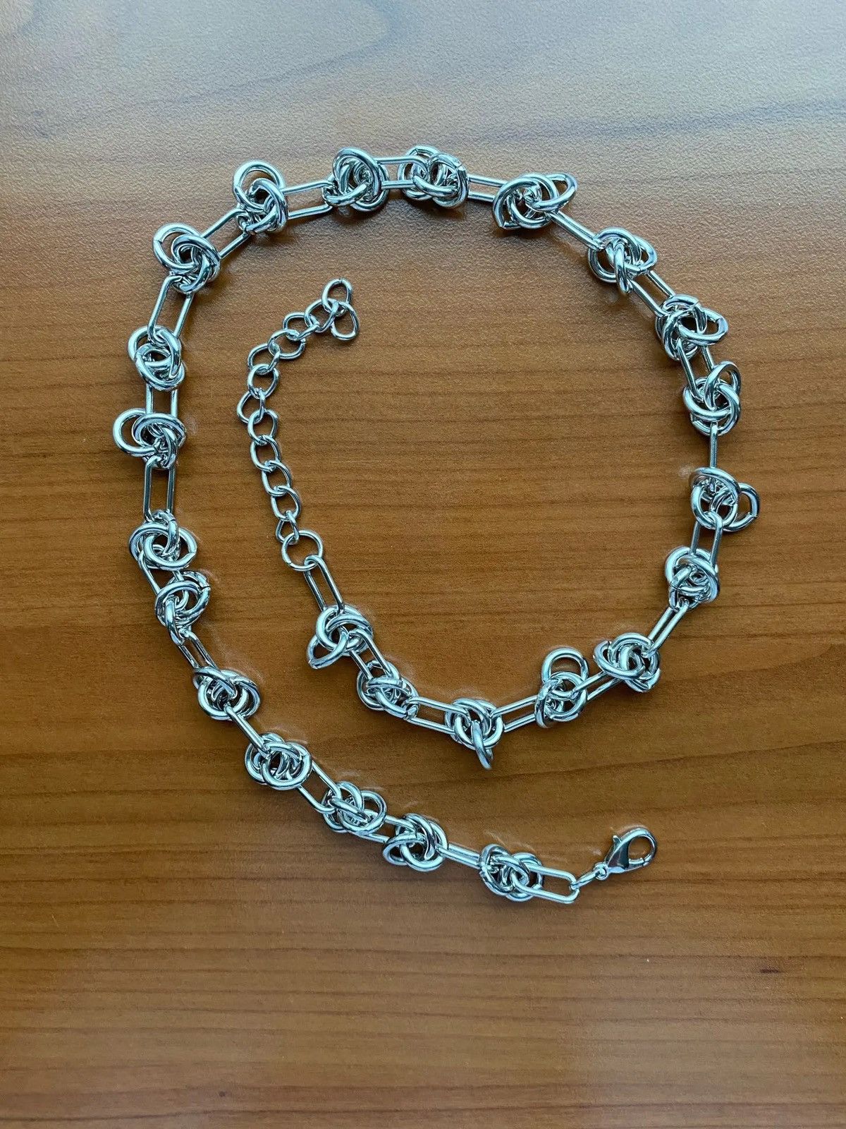 Jewelry × Vintage Punk Rock Thorns Knot Chains Choker Necklace Size ONE SIZE - 4 Thumbnail
