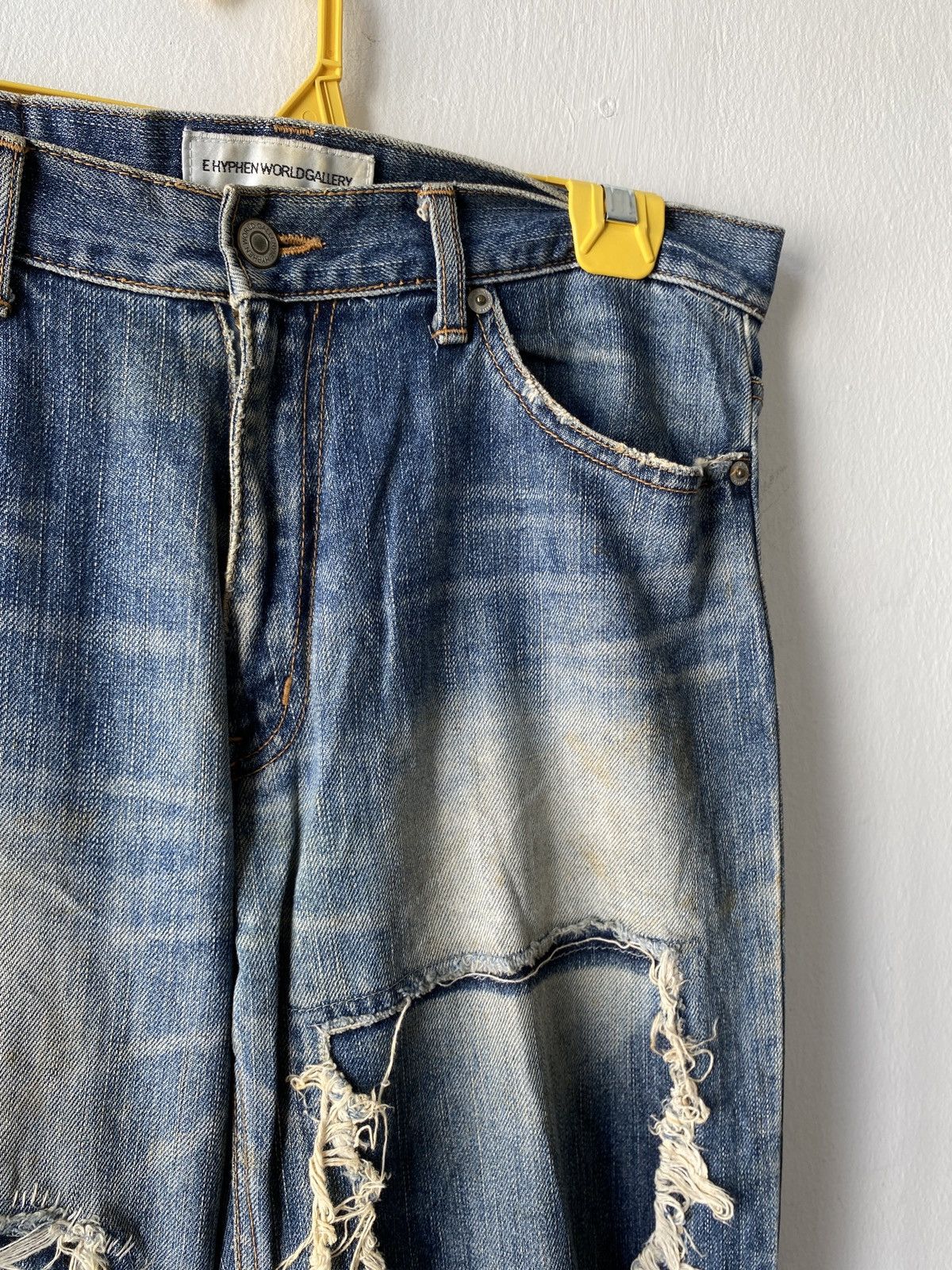 Japanese Brand Japanese Brand Ehyphen World Gallery Distressed Denim Size US 32 / EU 48 - 9 Thumbnail