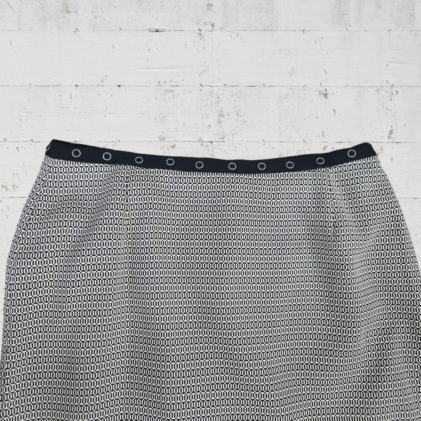 Vintage Vintage Chain Link Knee Length Skirt Size 12 Size 34" / US 12 / IT 48 - 3 Thumbnail