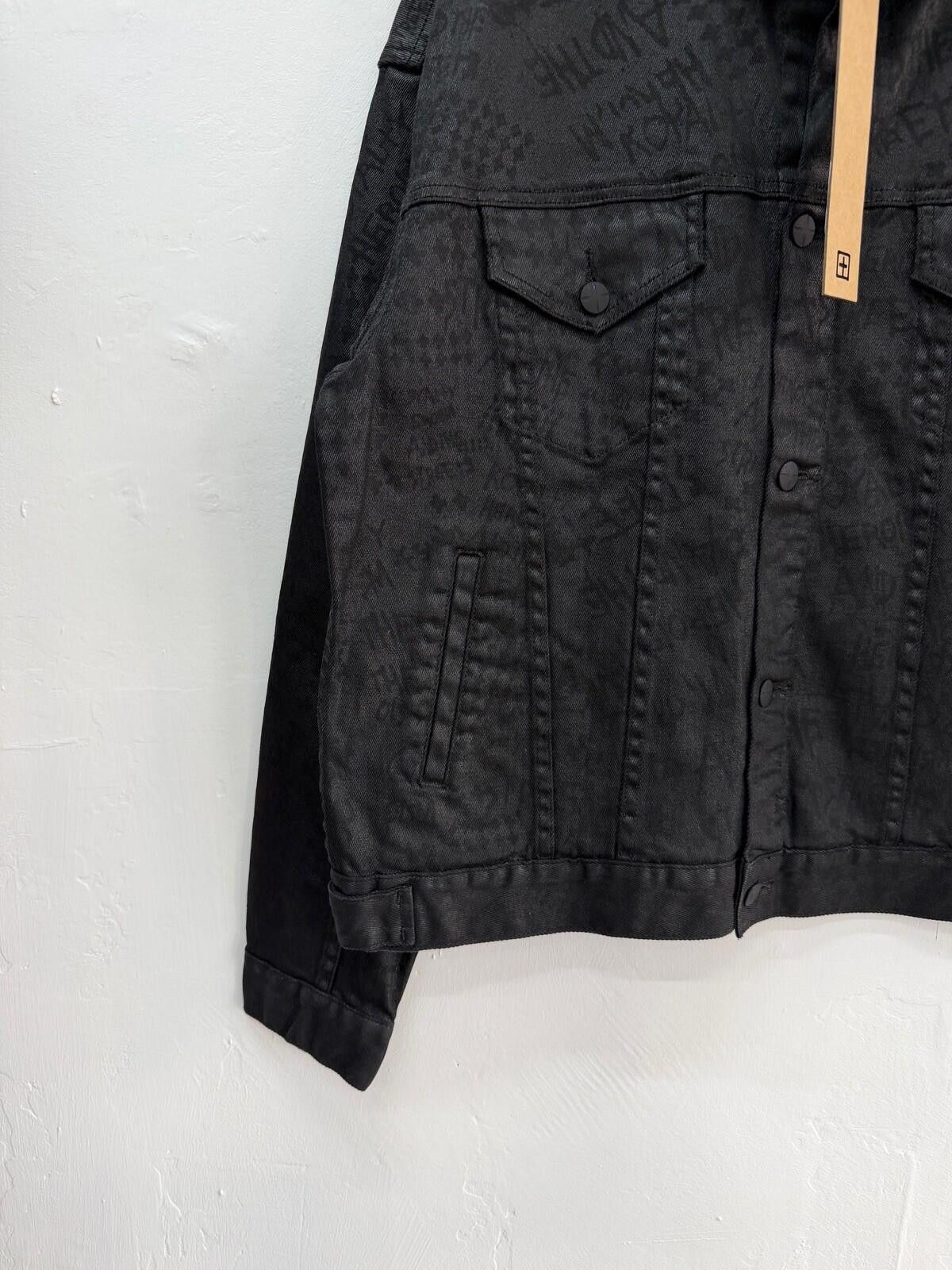 Ksubi new ksubi mens denim oh g jacket black grease medium m 1 Size US M / EU 48-50 / 2 - 7 Thumbnail