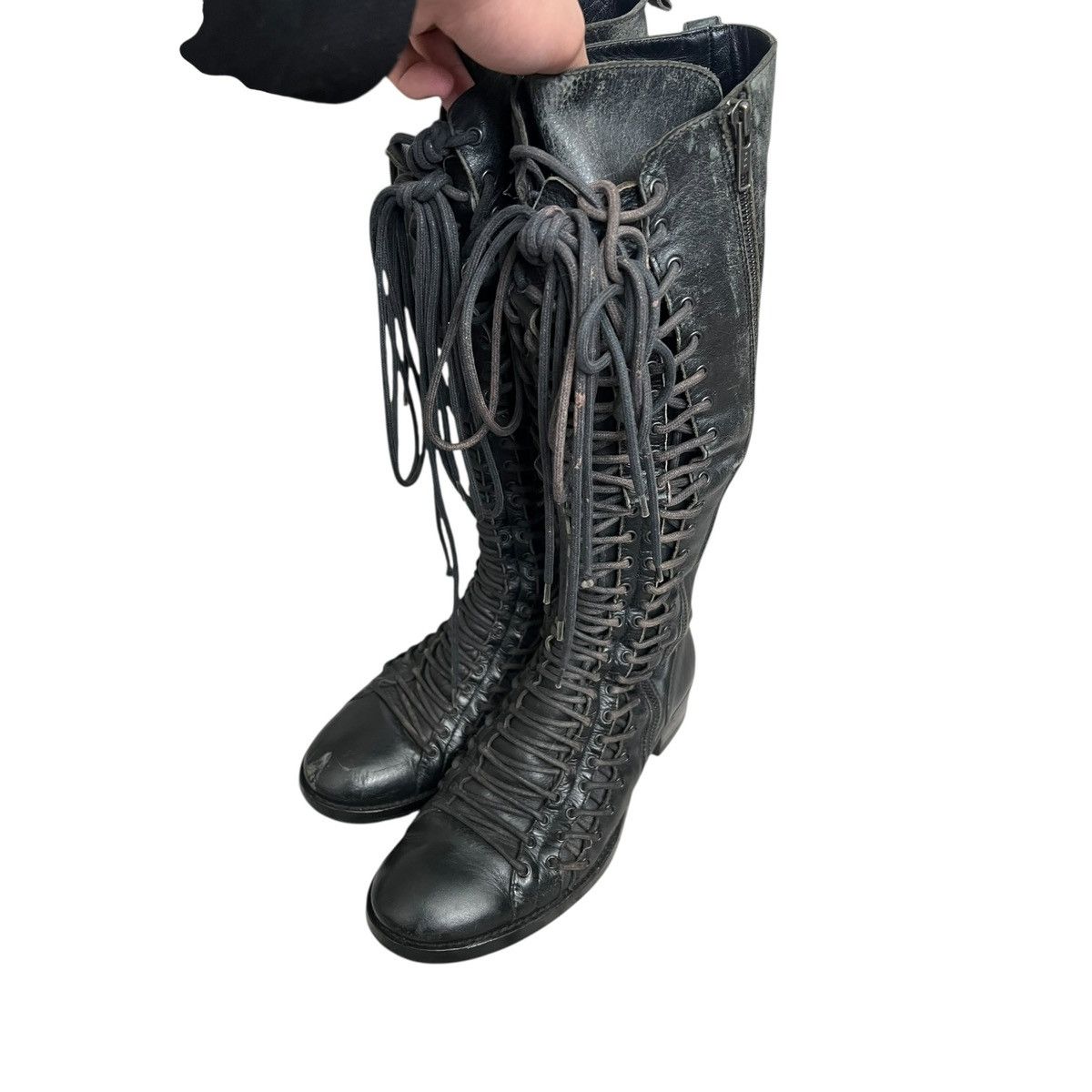 Ann Demeulemeester Ann demeulemeester triple lace boots Size US 8 / EU 41 - 5 Thumbnail