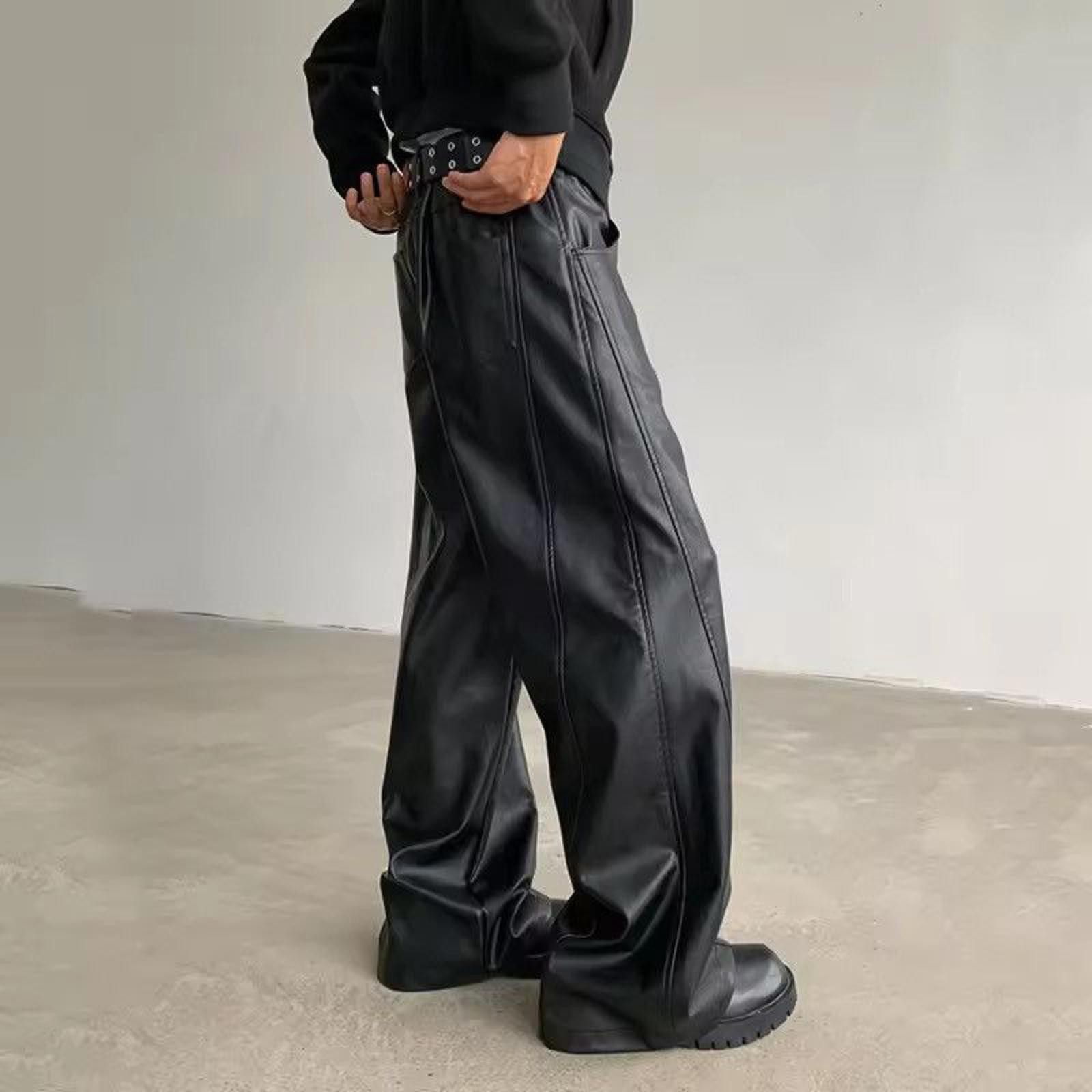 Other Pu Leather Loose Straight Wide Leg Size US 32 / EU 48 - 6 Thumbnail