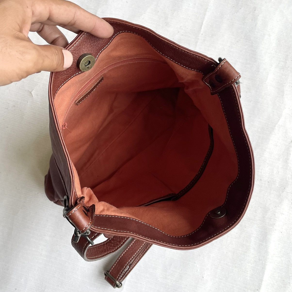 Genuine Leather × Leather Leather Crossbody Bag Size ONE SIZE - 13 Thumbnail