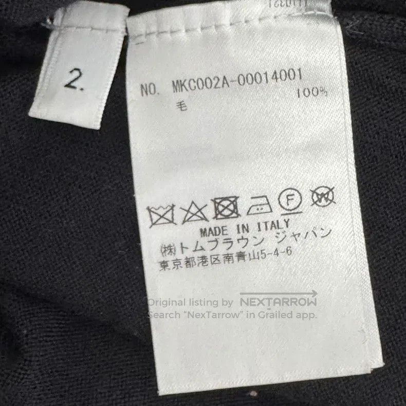 Thom Browne Thom Browne Wool Cardigan Size US M / EU 48-50 / 2 - 5 Thumbnail