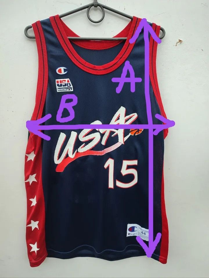 NBA Vintage Champion Hakeem Olajuwon Jersey Team USA NEW Nba Size US S / EU 44-46 / 1 - 10 Thumbnail