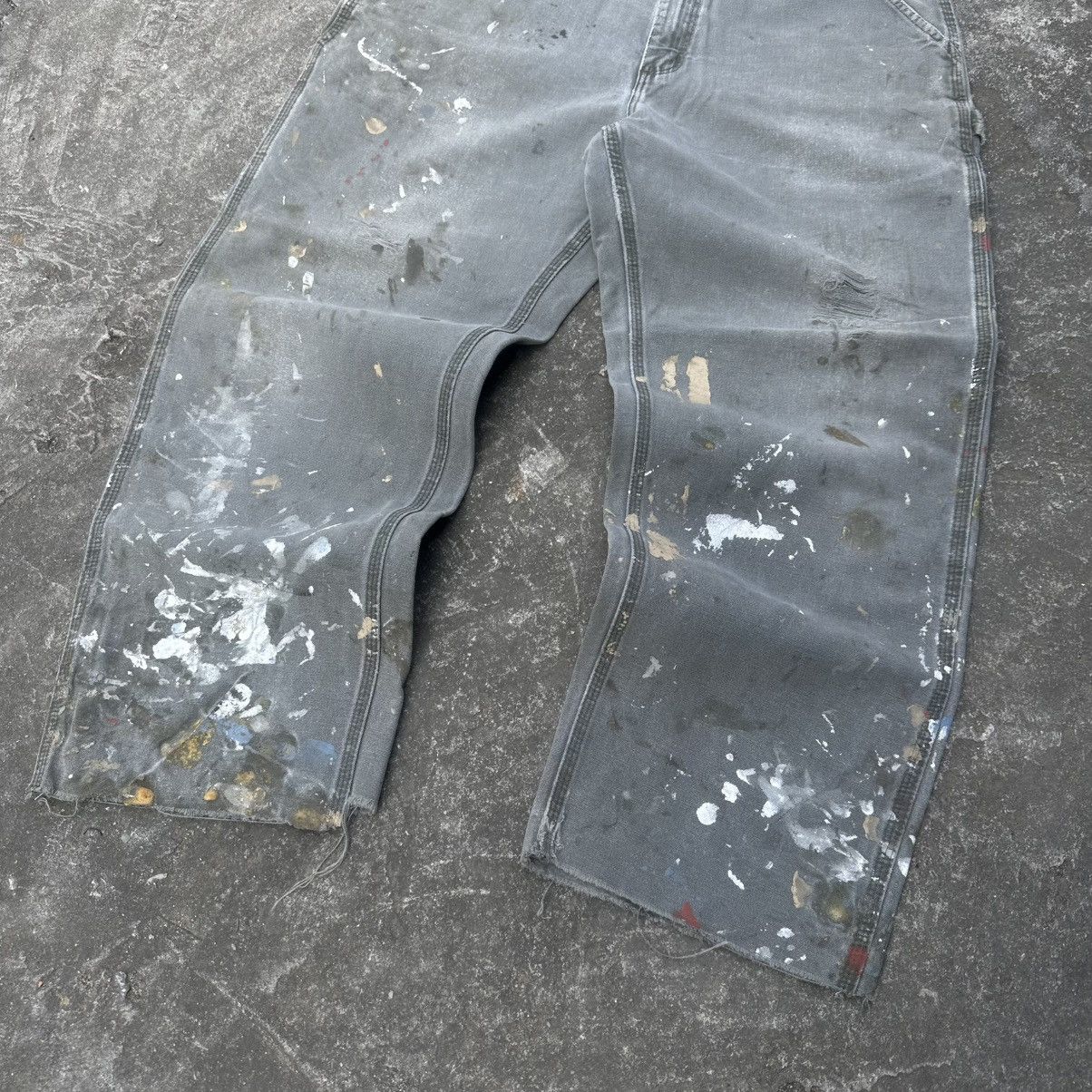 Carhartt × Vintage (36x28.5) Grail Vintage Distressed Carhartt Carpenter Moss Size US 36 / EU 52 - 3 Thumbnail