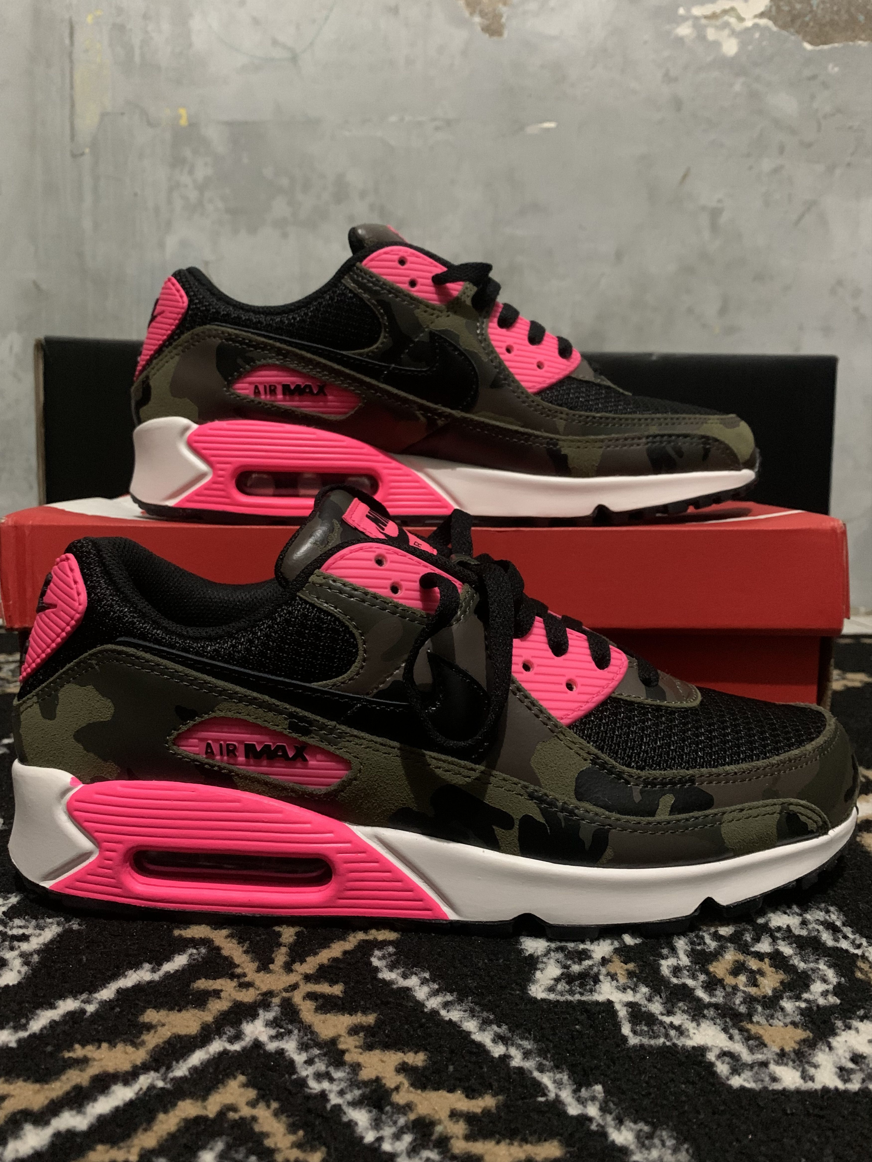 スニーカー Nike Air Max 90 llic Rose Gold 2020 (W) Nike Air MAX 90 SE LTR Rose Gold (GS) Size 7 | eBay