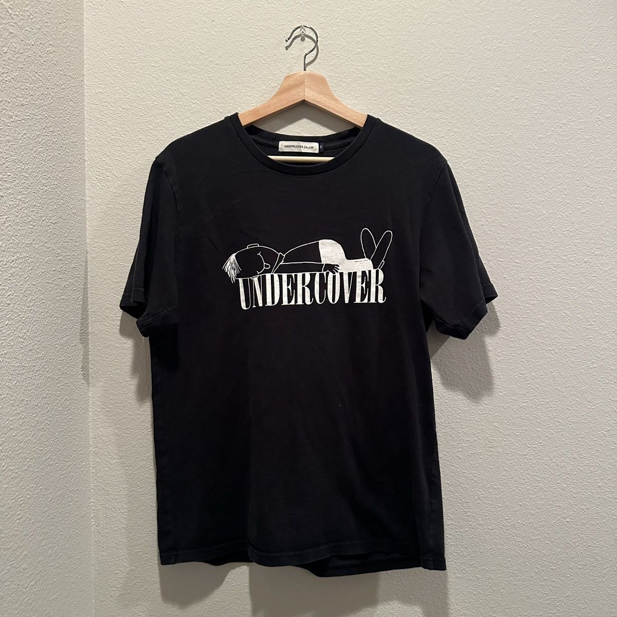image of Undercover Drunk Tee Black, Men's (Size Medium)