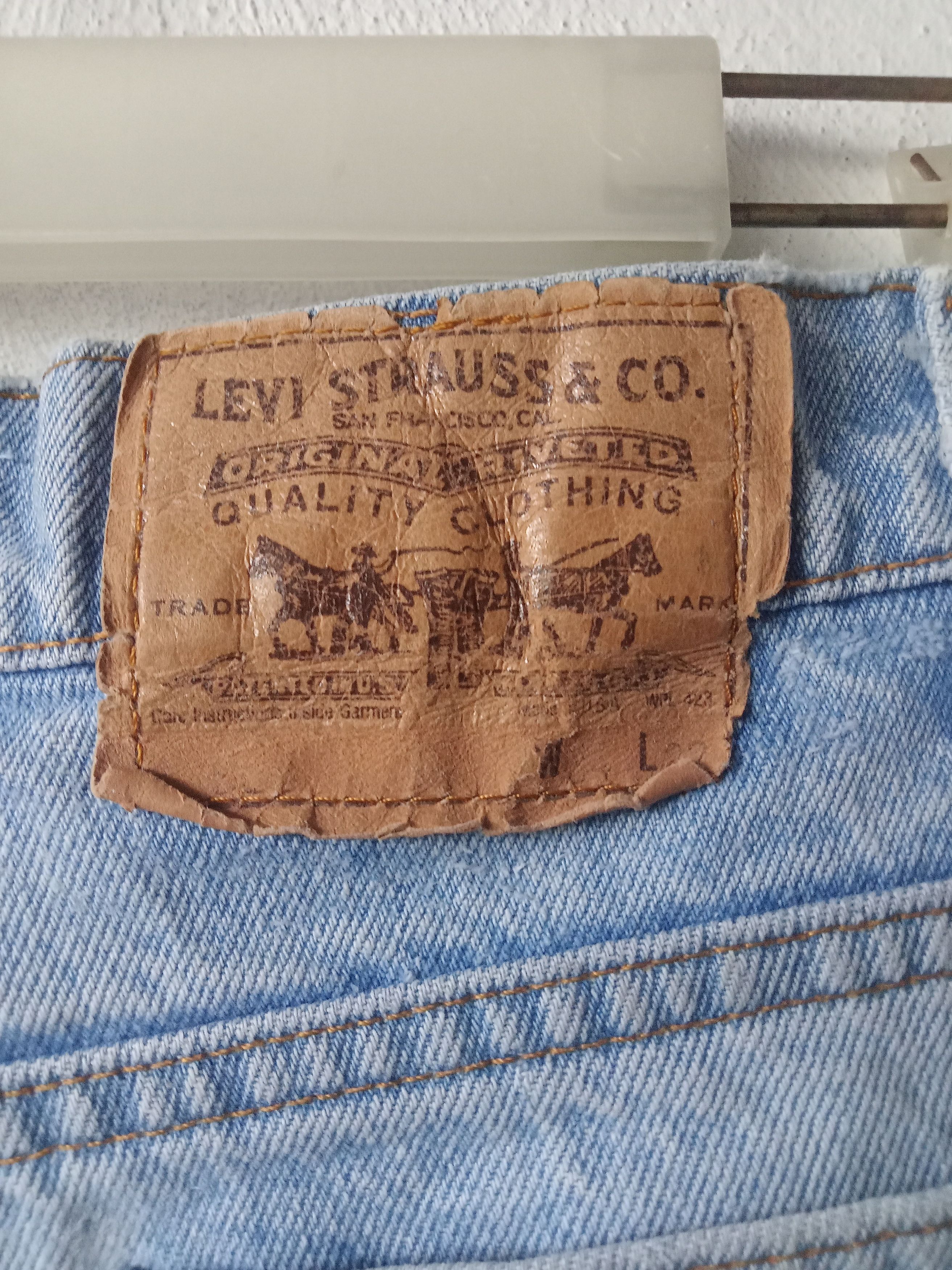 Levi's Vintage Clothing Vintage 90s Levis x Leslie Hamel Cut Off Jeans Size 33" - 7 Thumbnail