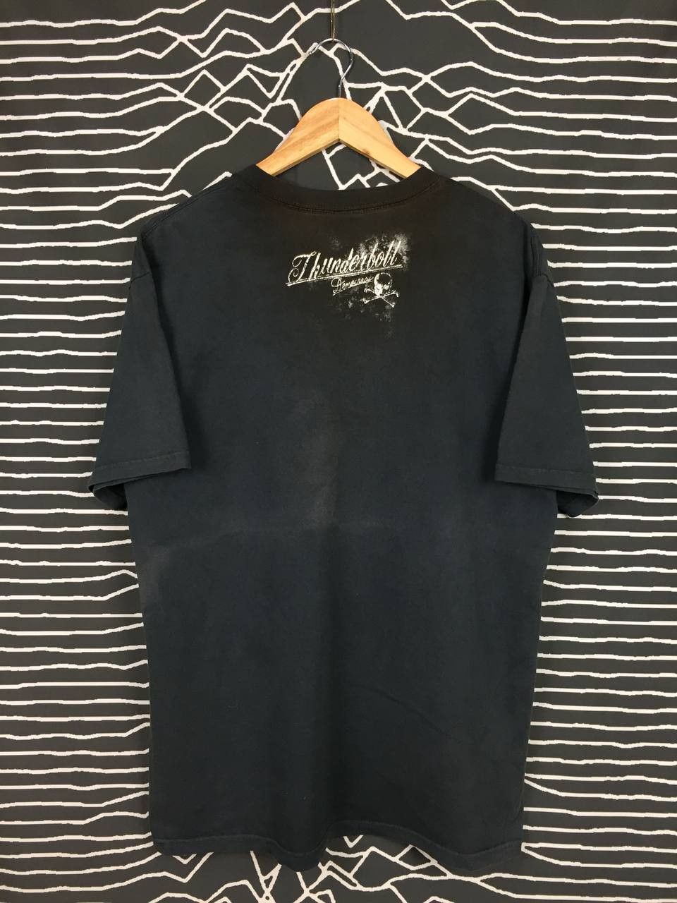 Anvil × Vintage Vtg Y2k Thunderbolt Democracy Skulls Graphic Tee Size US L / EU 52-54 / 3 - 7 Thumbnail