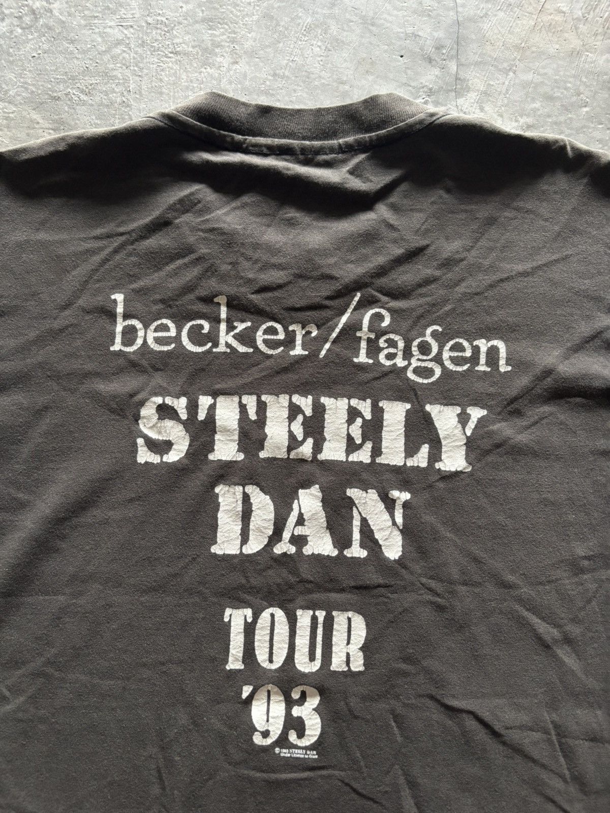 Band Tees RARE vintage STEELY DAN sun faded 1993 becker fagen tour ERD Size US XL / EU 56 / 4 - 8 Thumbnail