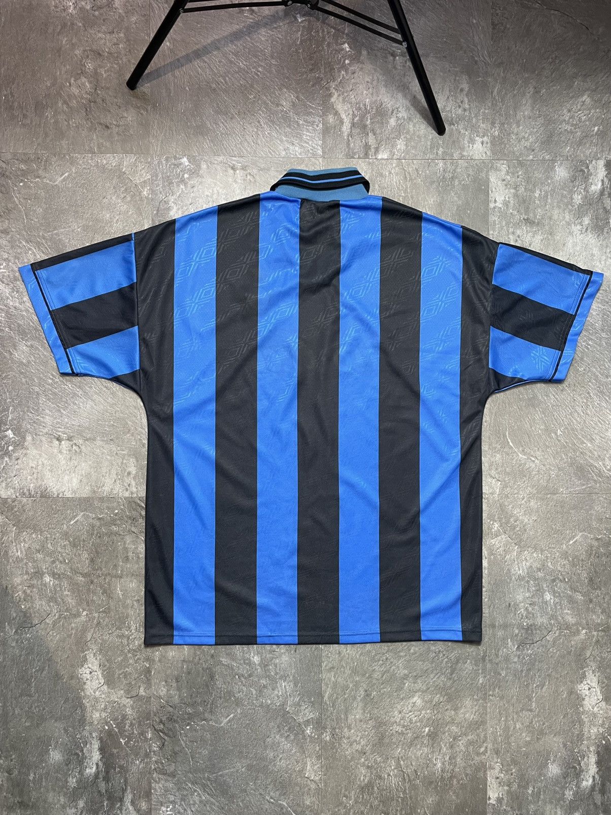 Umbro Umbro Inter Milan Italy 1993 1995 Home Football Shirt Jersey Size US XL / EU 56 / 4 - 6 Thumbnail